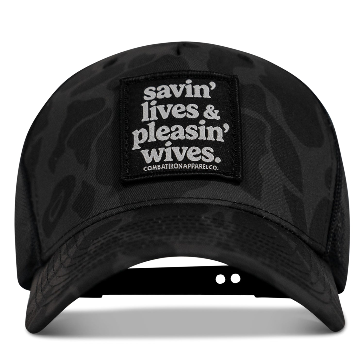 SAVIN' LIVES & PLEASIN' WIVES Mesh SnapBack Hat