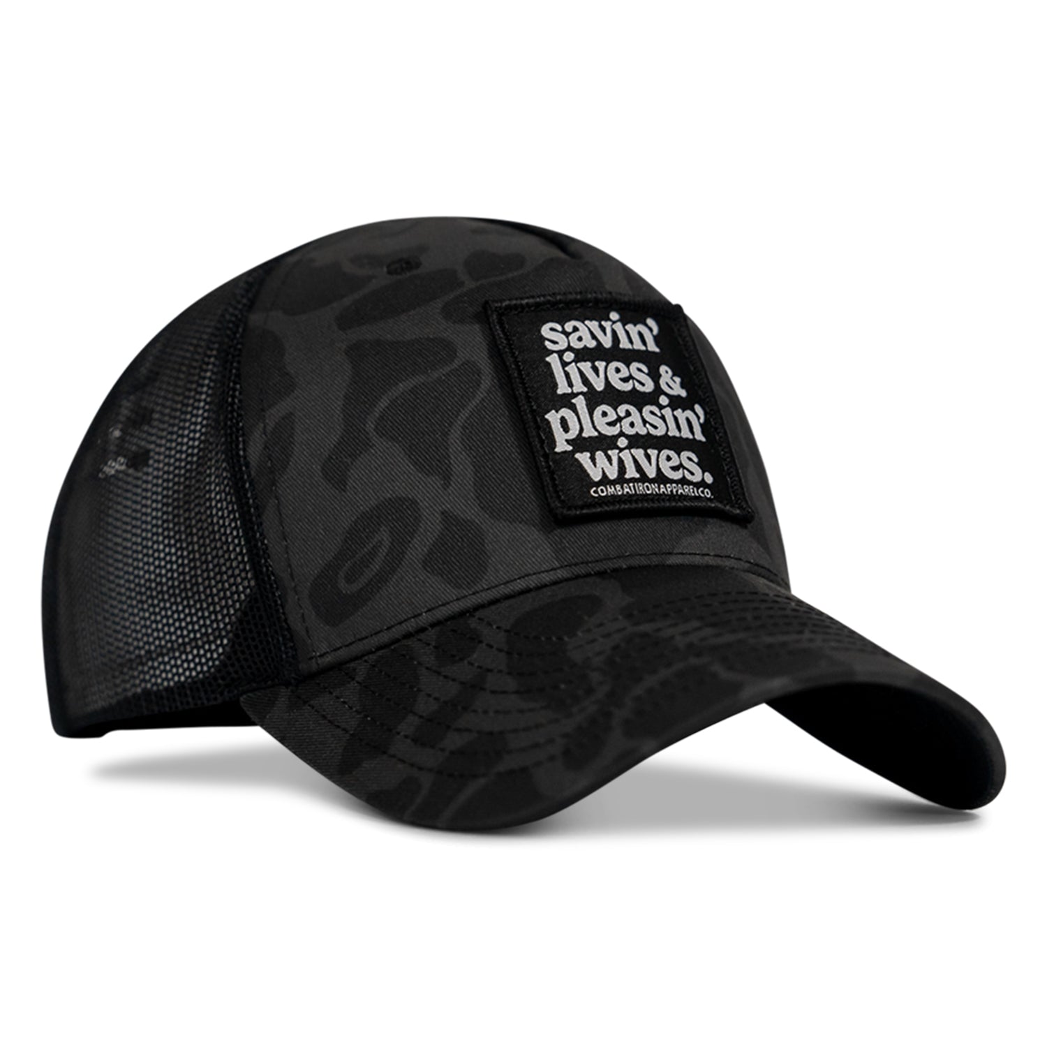 SAVIN' LIVES & PLEASIN' WIVES Mesh SnapBack Hat