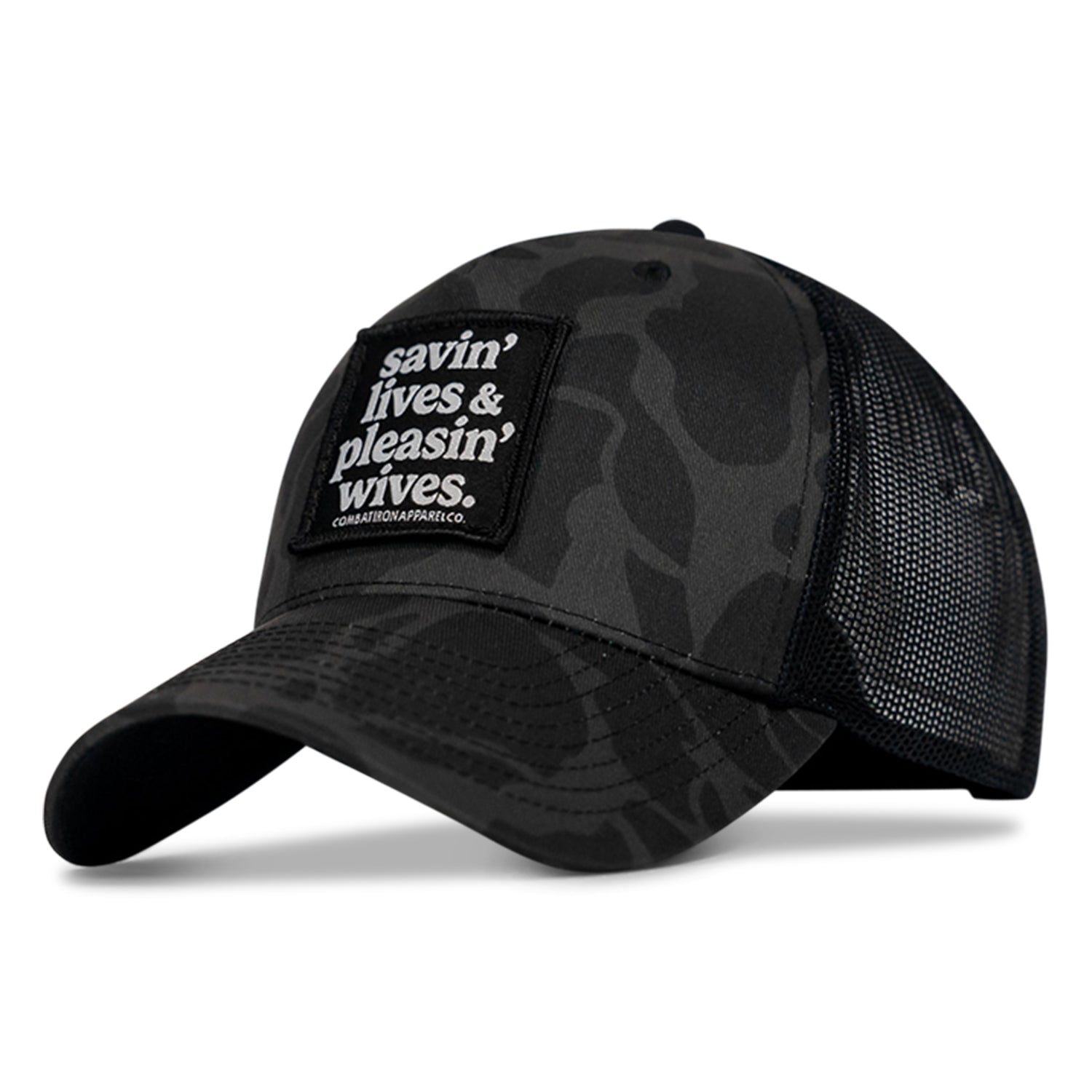 SAVIN' LIVES & PLEASIN' WIVES Mesh SnapBack Hat