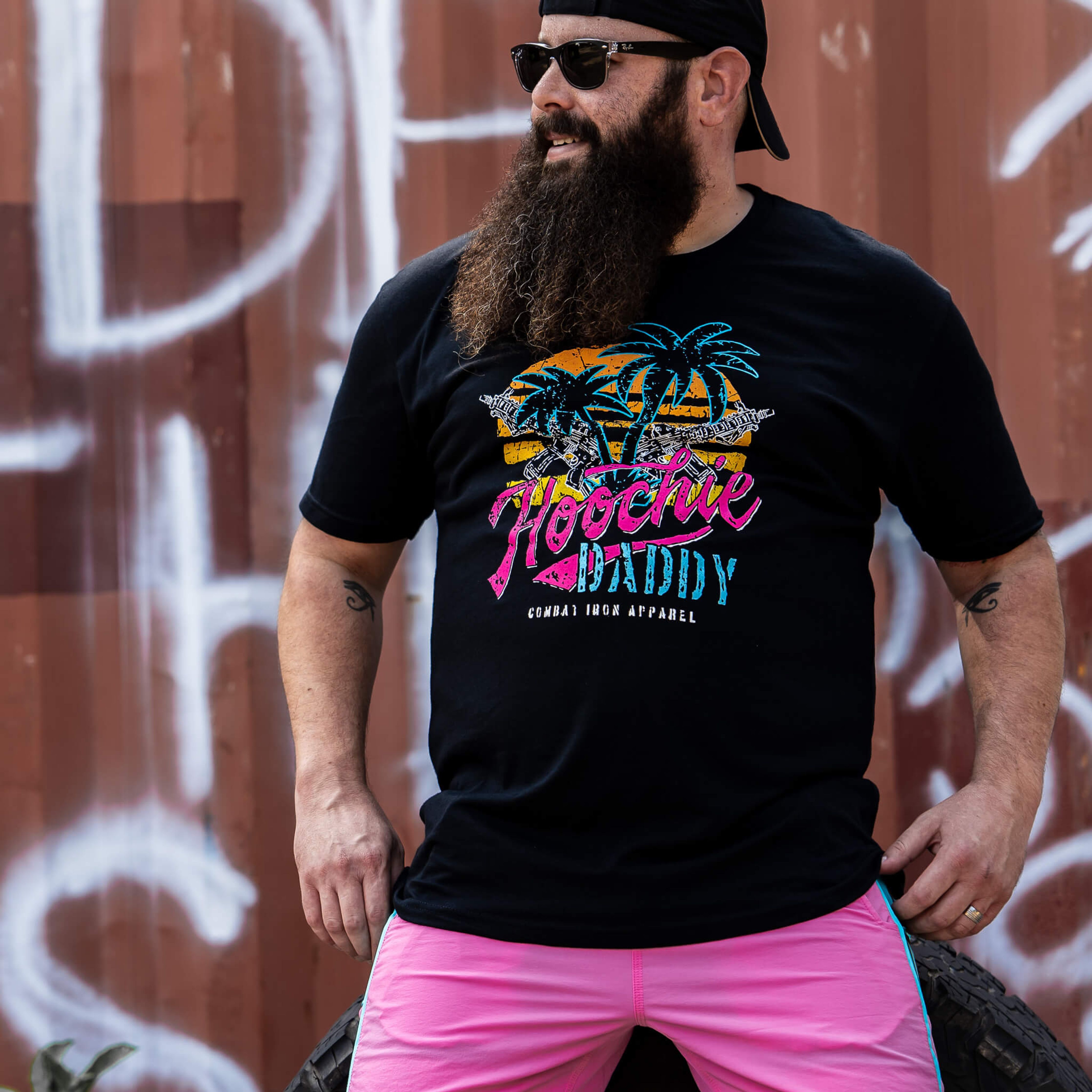 HOOCHIE DADDY SUNSET MEN'S T-SHIRT