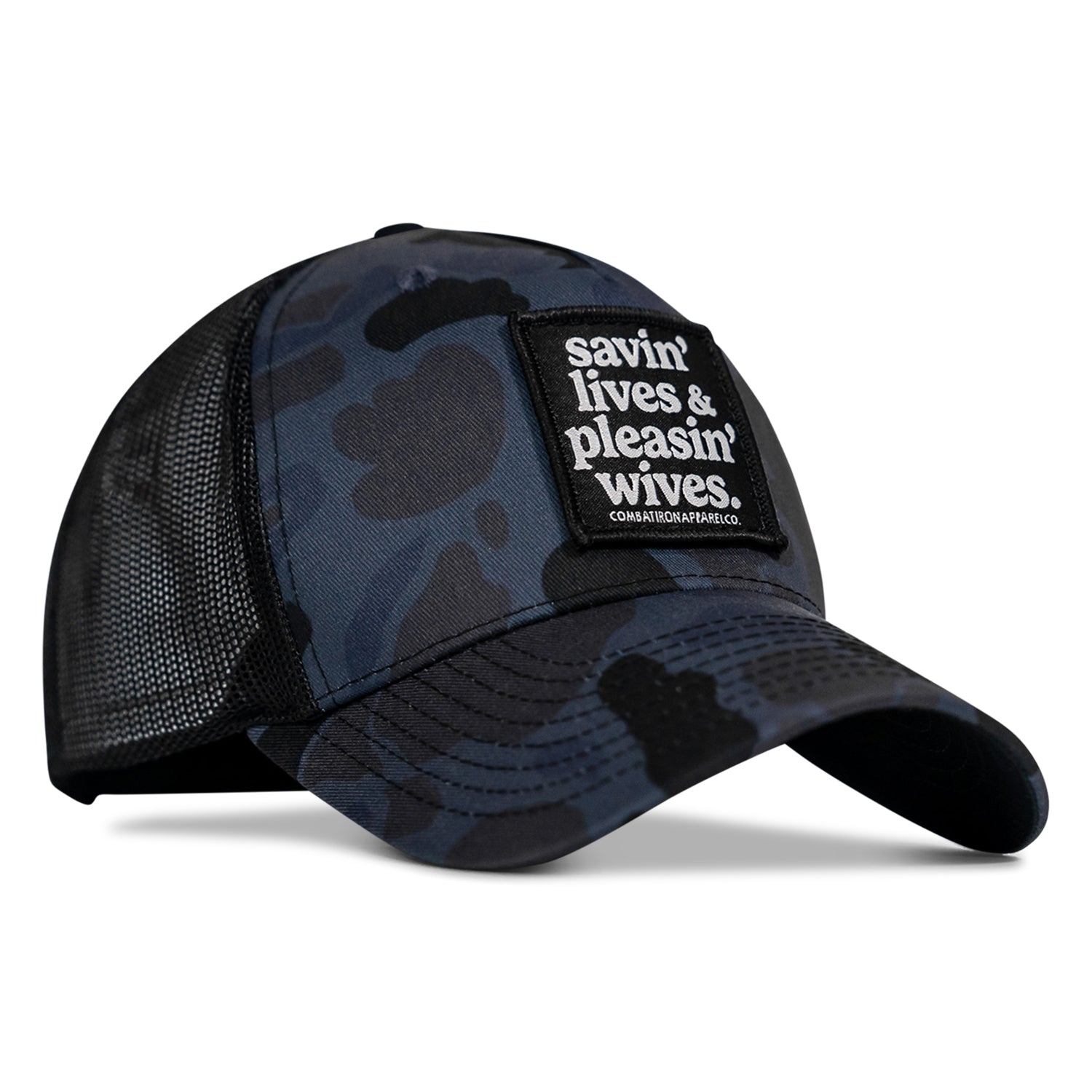 SAVIN' LIVES & PLEASIN' WIVES Mesh SnapBack Hat