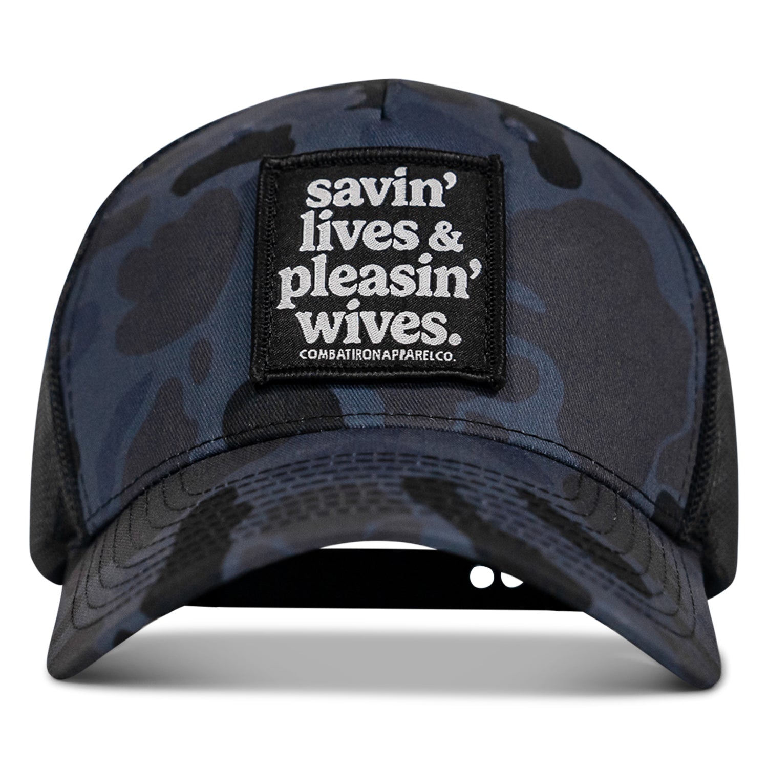 SAVIN' LIVES & PLEASIN' WIVES Mesh SnapBack Hat