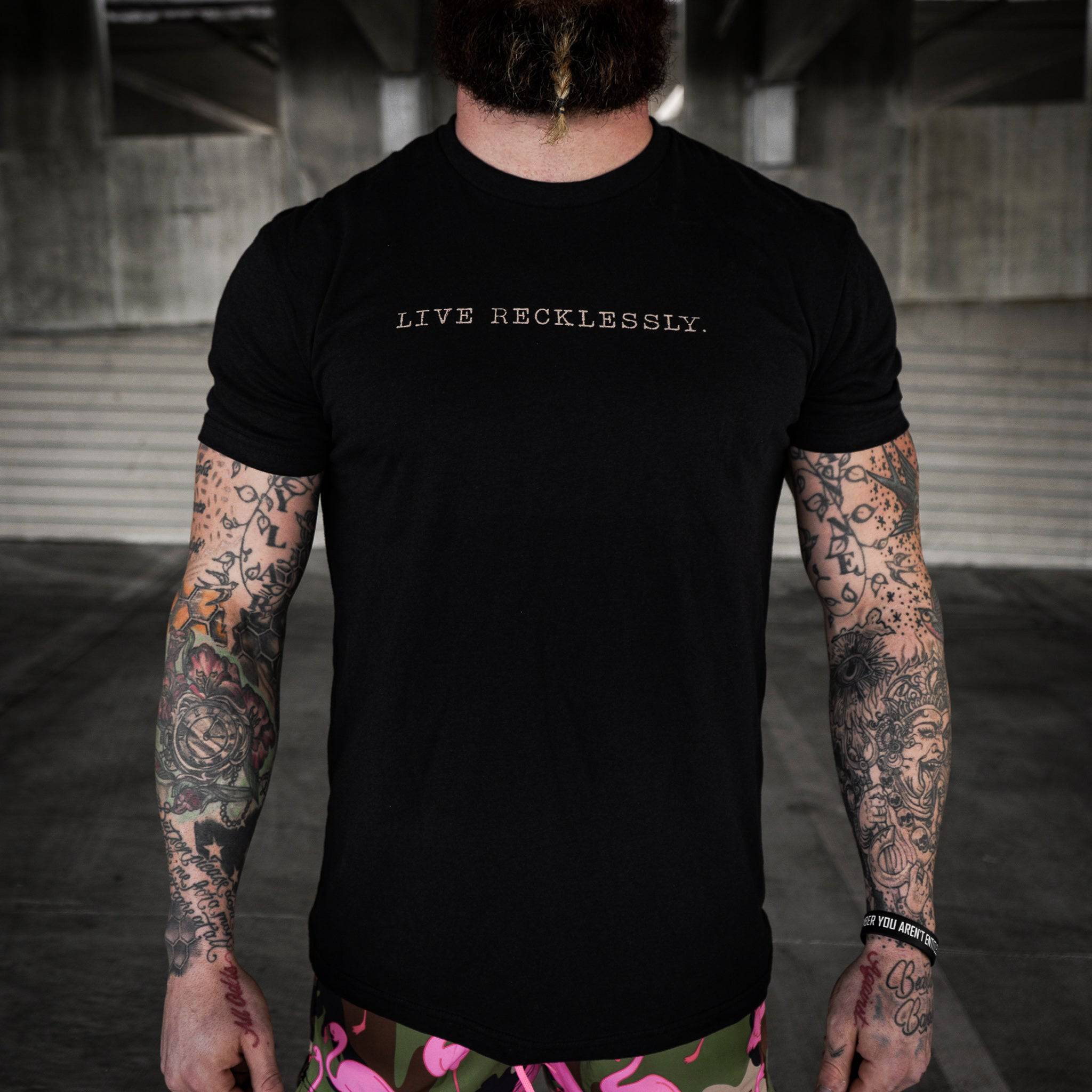 Live Recklessly Men's T-Shirt