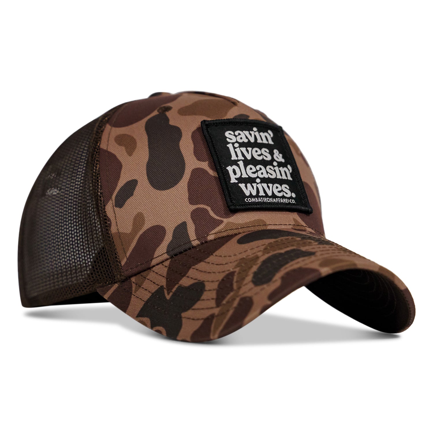 SAVIN' LIVES & PLEASIN' WIVES Mesh SnapBack Hat