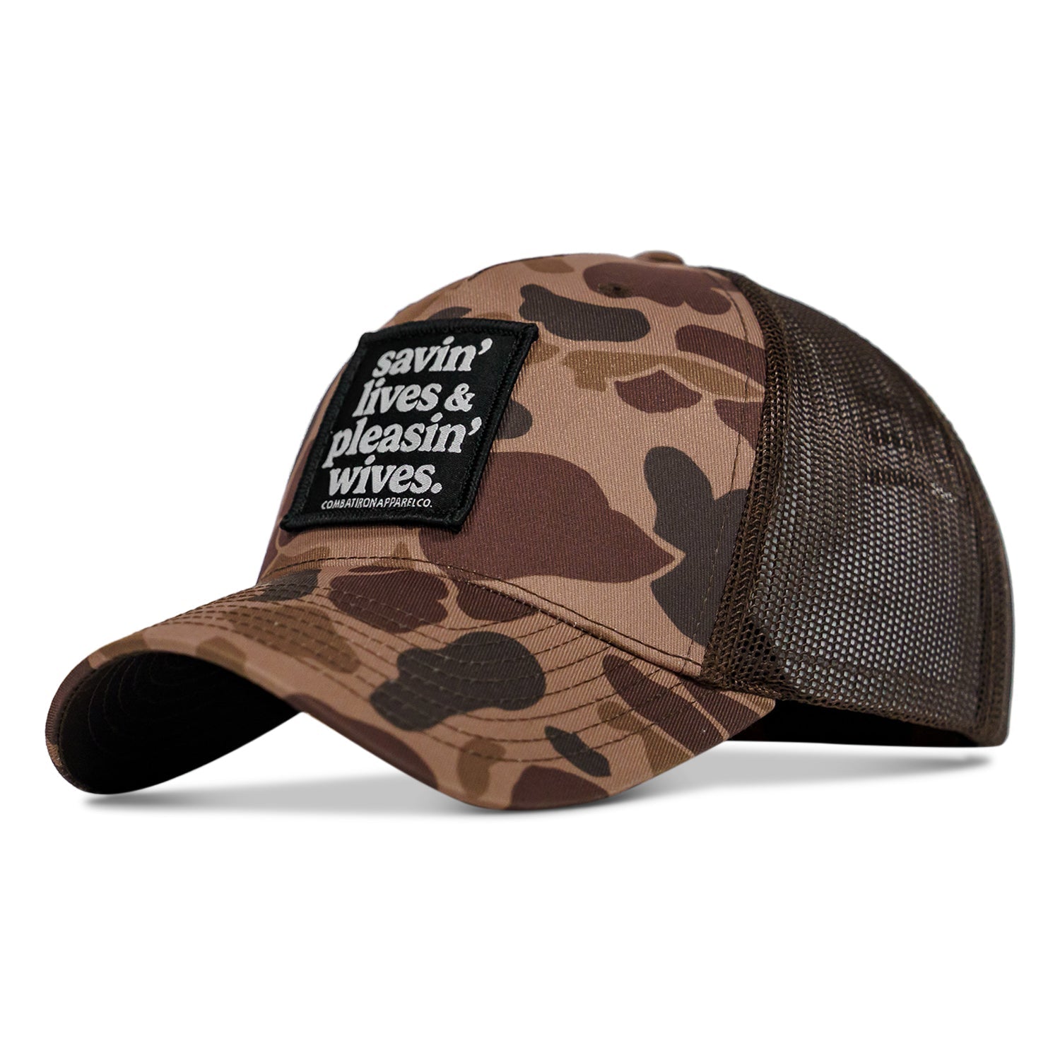 SAVIN' LIVES & PLEASIN' WIVES Mesh SnapBack Hat