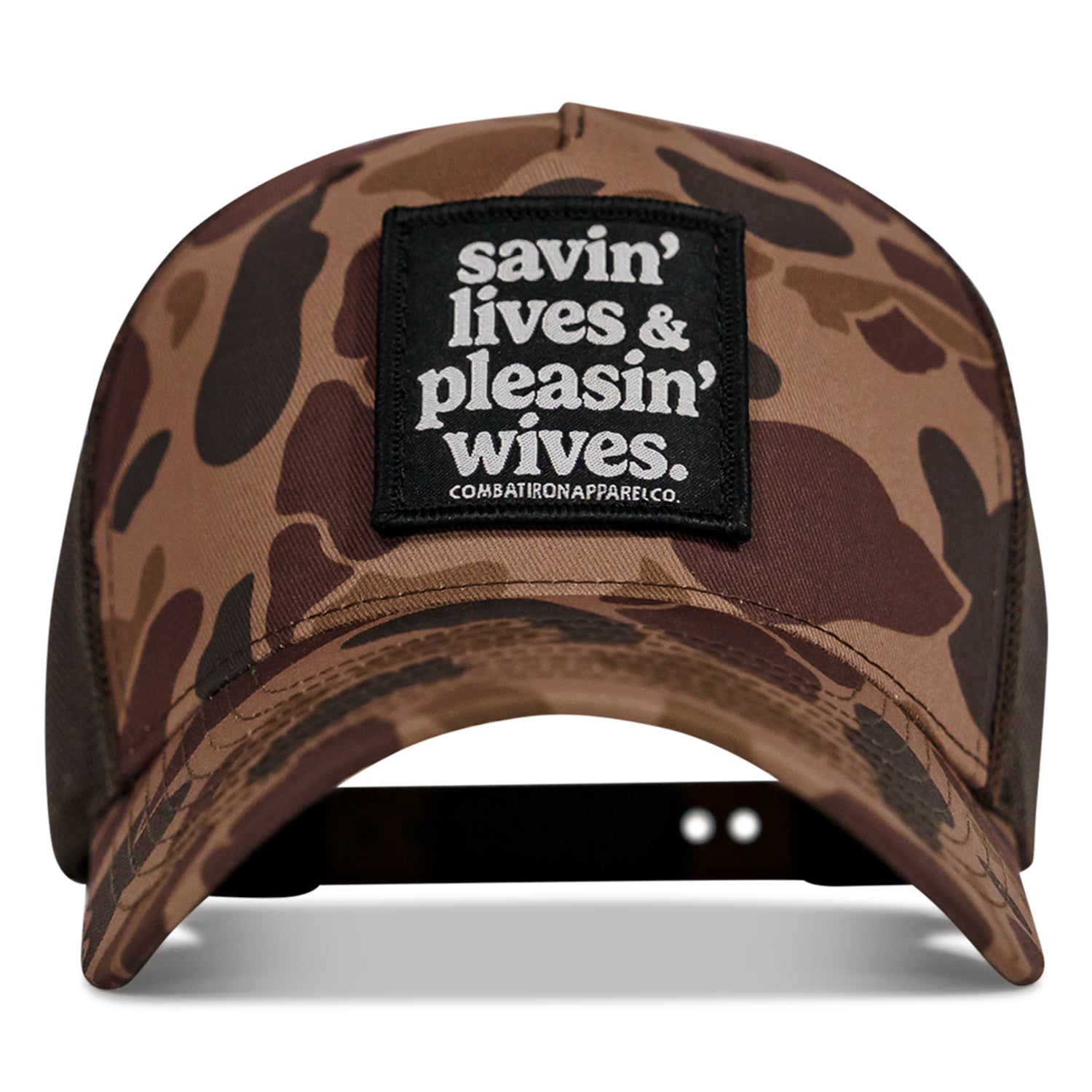 SAVIN' LIVES & PLEASIN' WIVES Mesh SnapBack Hat