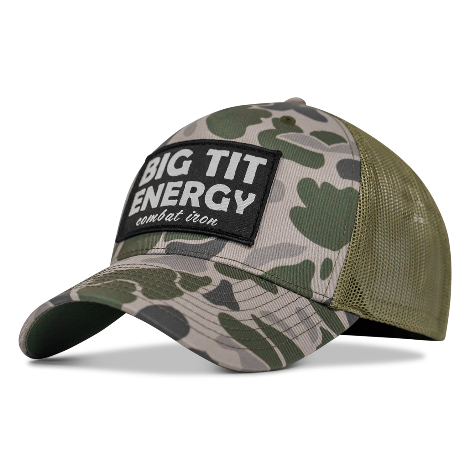 Big Tit Energy Patch Mesh Snapback Hat