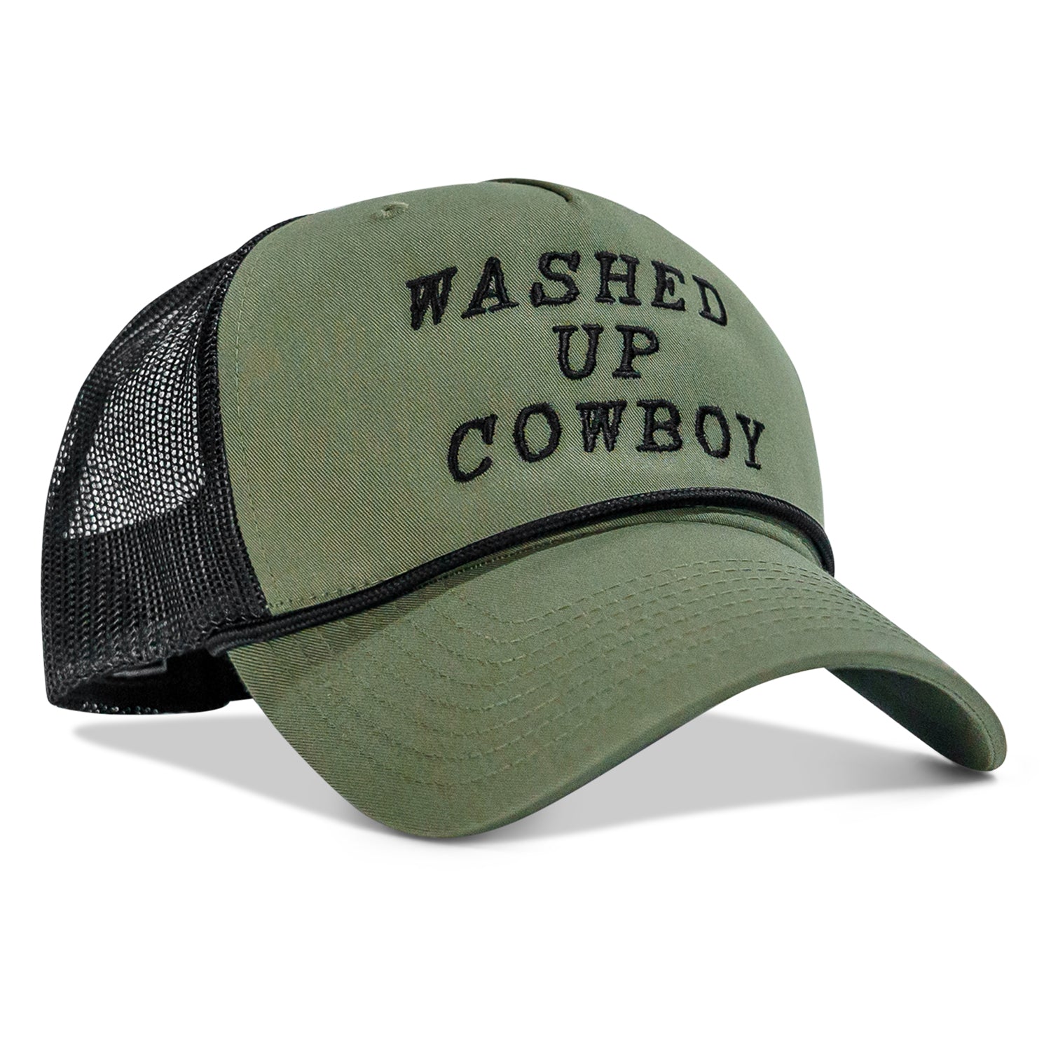 WASHED UP COWBOY Rope SnapBack Hat