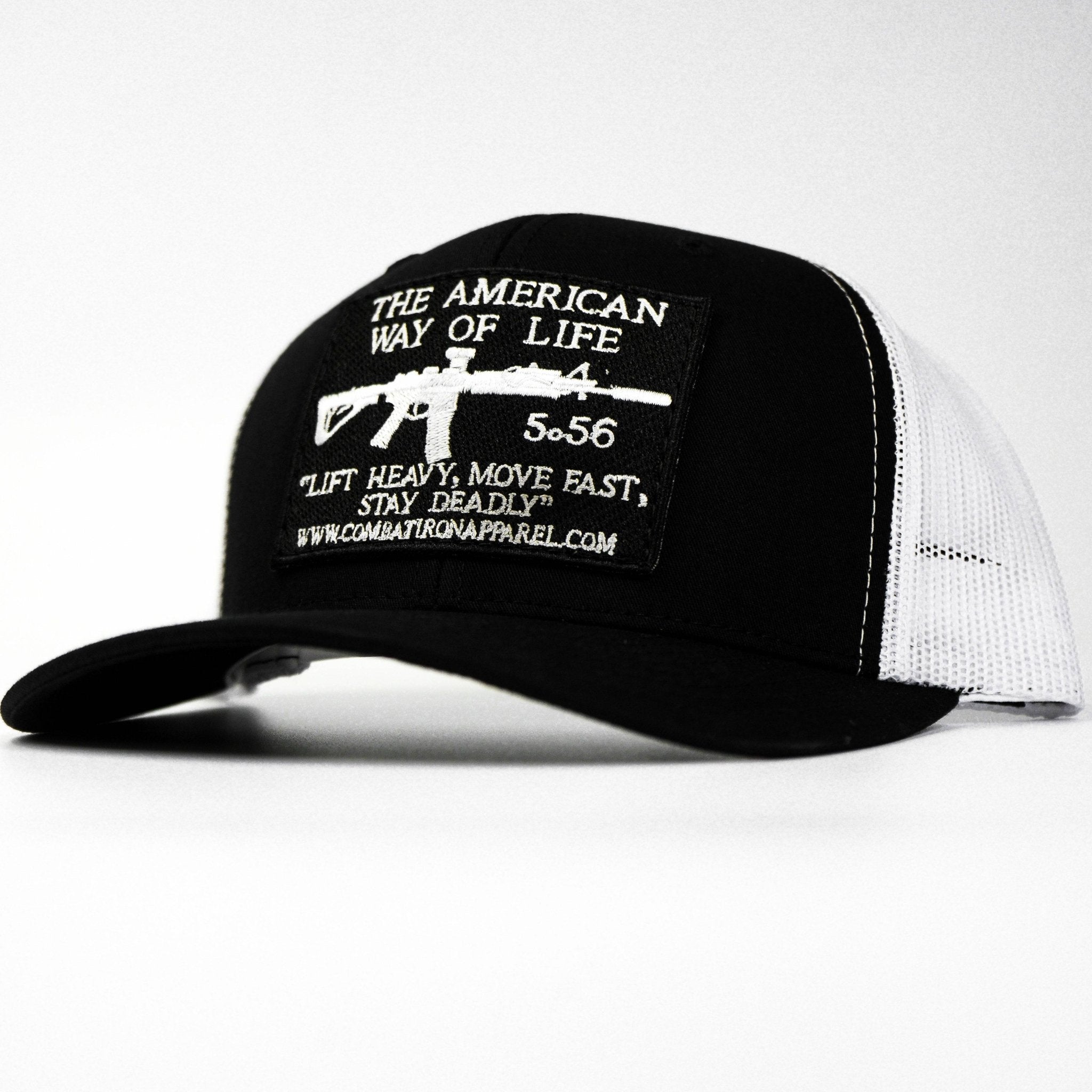 American Way Of Life 5.56 Black Patch Edition Mid-Profile Mesh Snapback