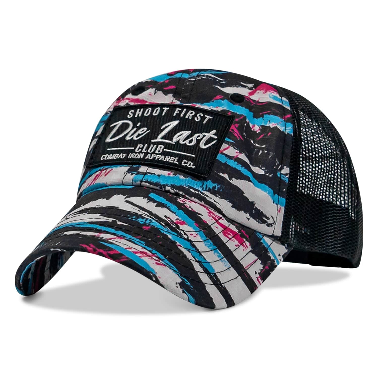 Shoot First. Die Last. Club Patch Ripstop Snapback