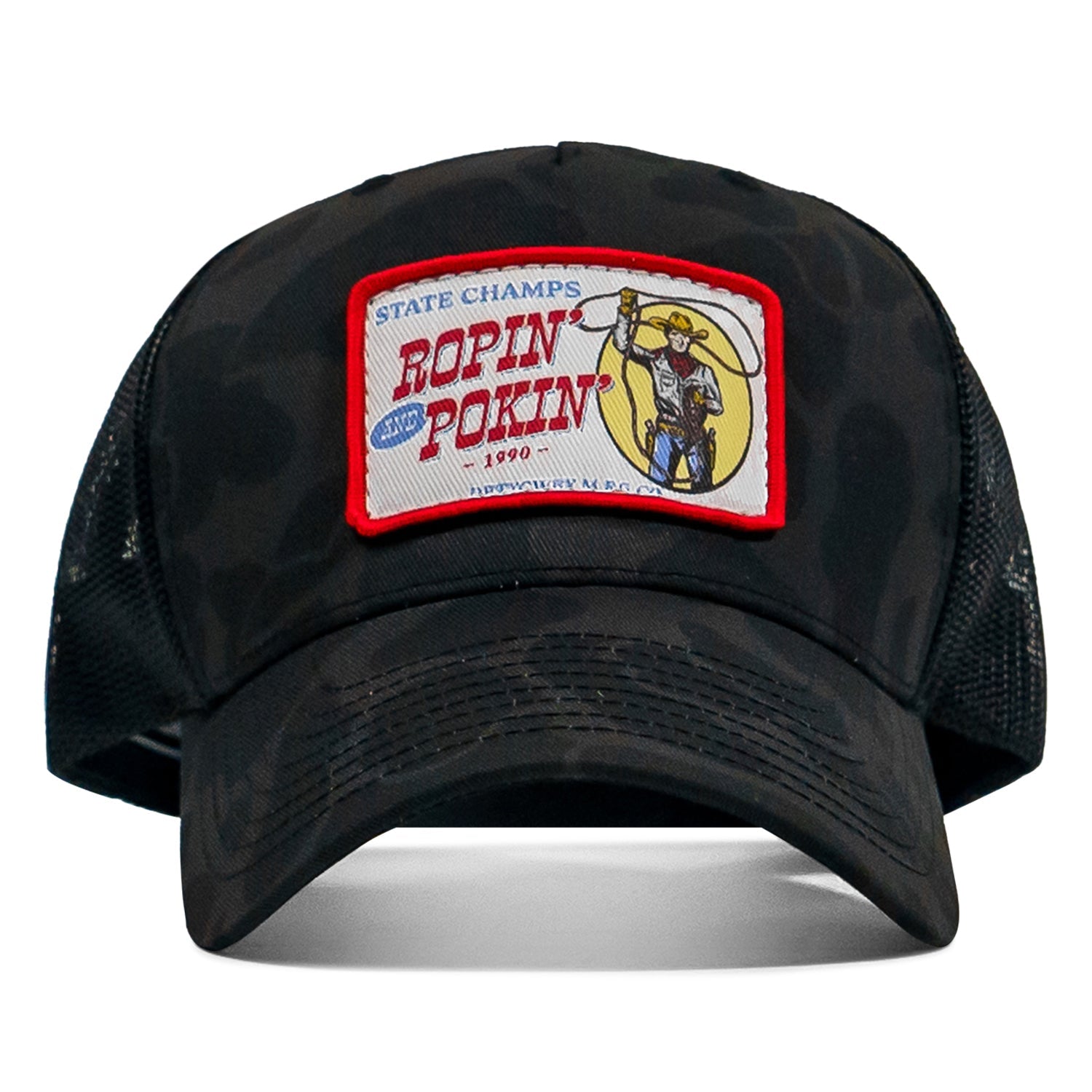 Ropin' and Pokin' Dirty Cowboys Patch SnapBack Hat