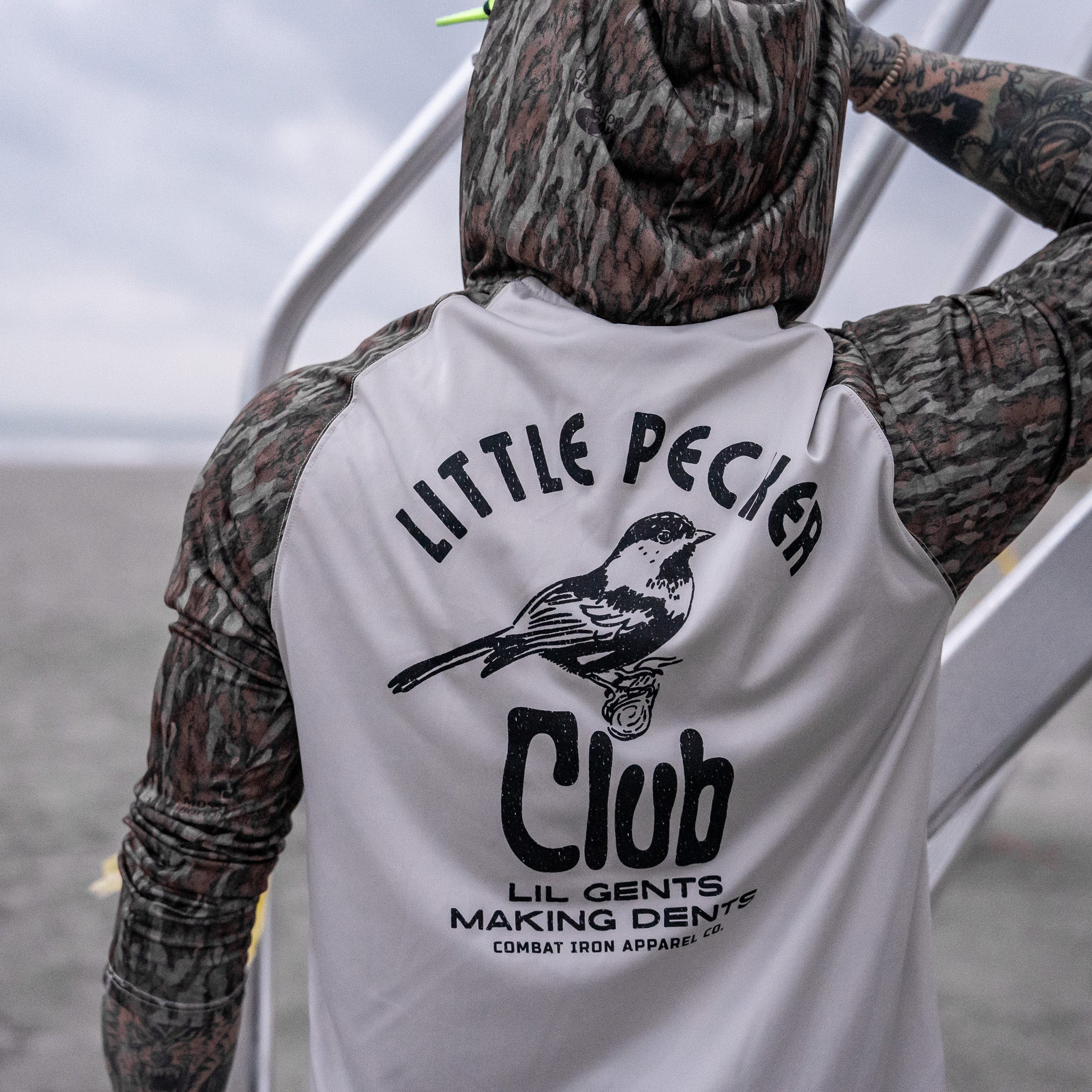 LITTLE PECKER CLUB OUTDOORS LONG SLEEVE + HOOD