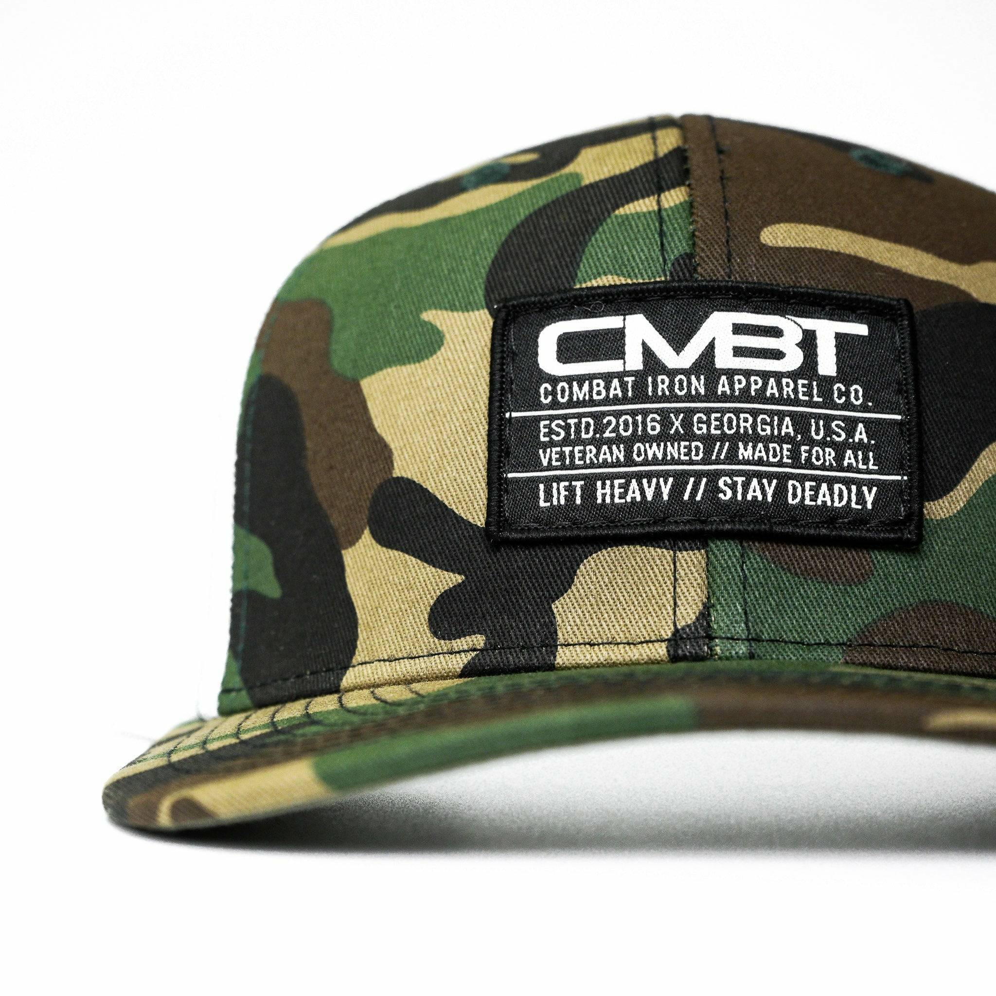 Branded CMBT Labeled Mid-Profile Snapback Hat