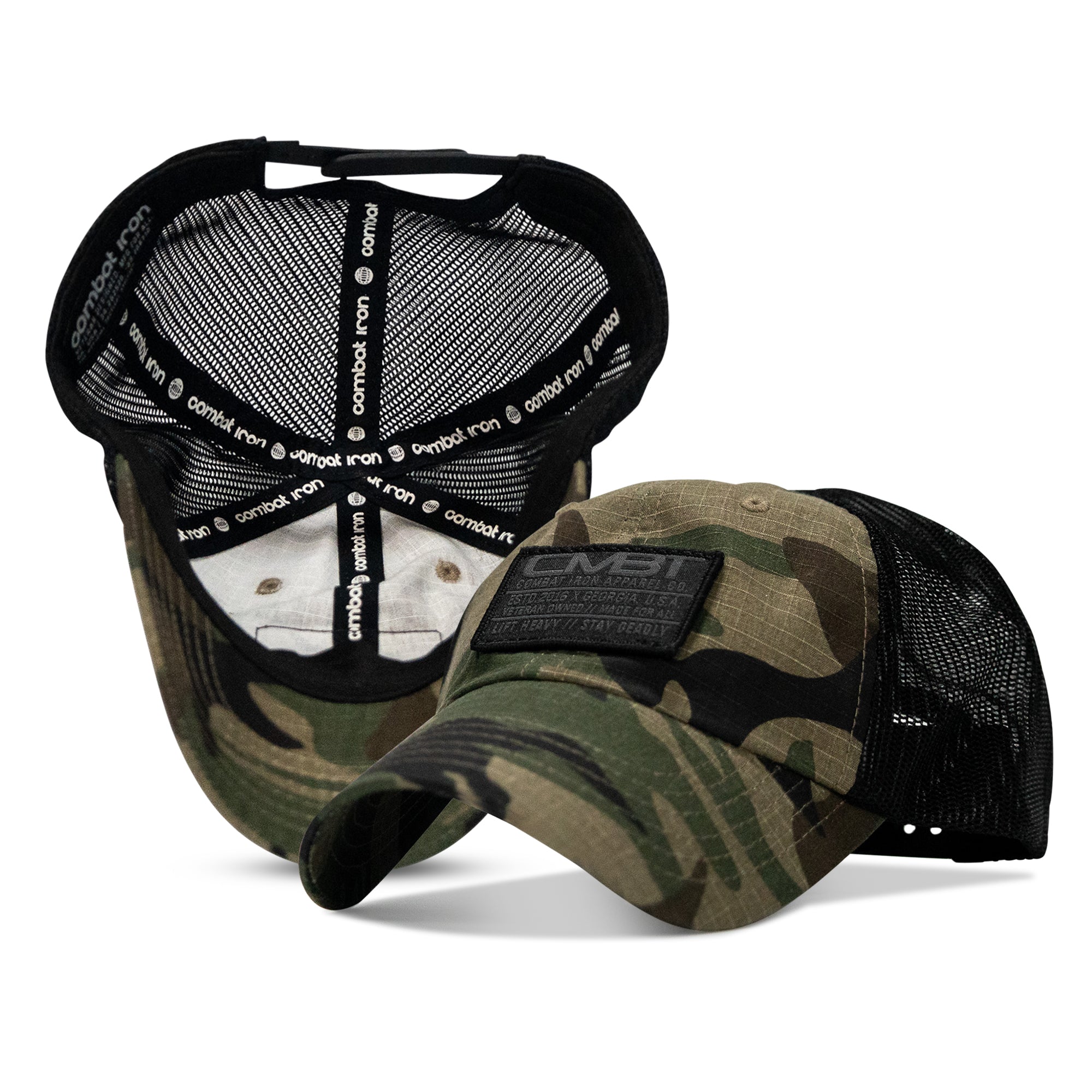 Branded CMBT Low Profile Ripstop Snapback Hat