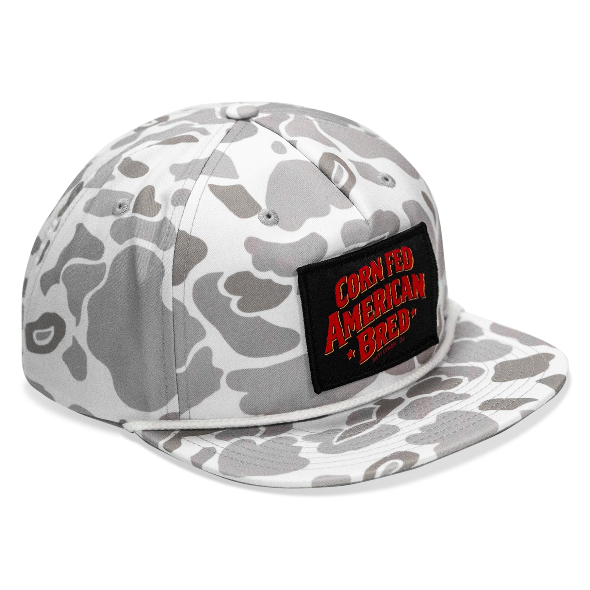Corn Fed. American Bred. Patch Flatbill Snapback