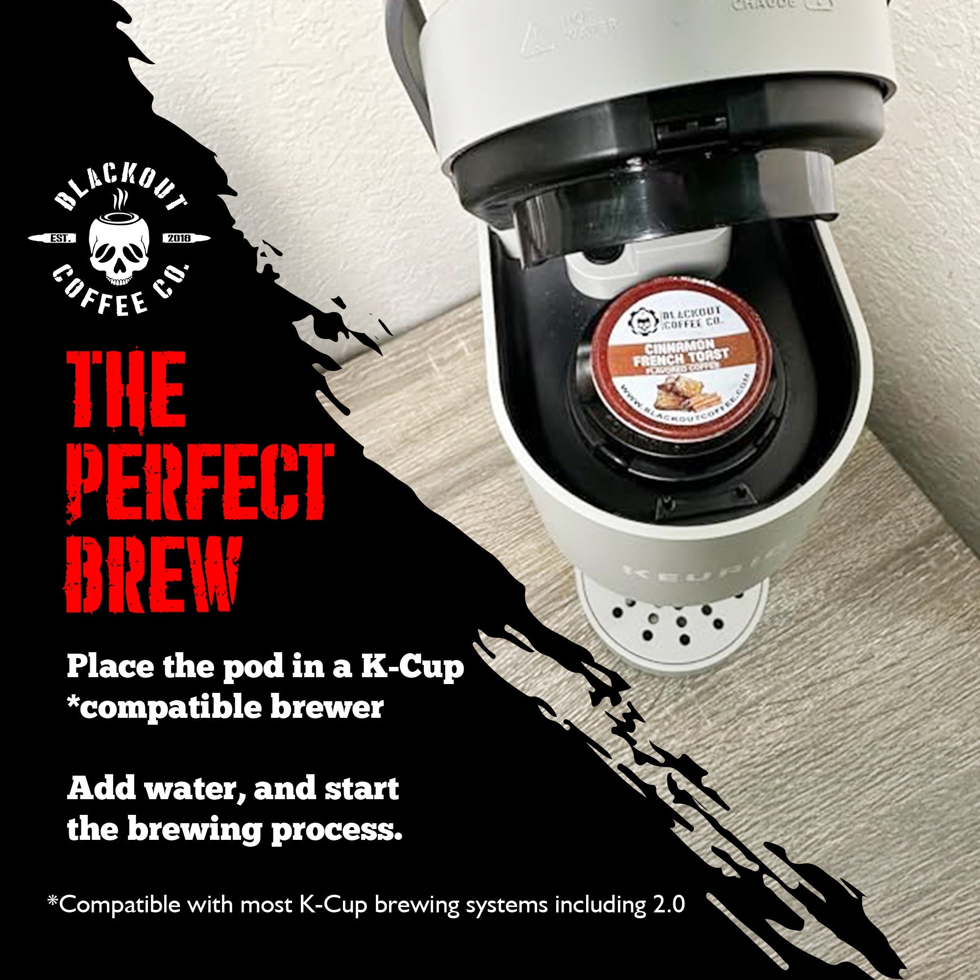 CINNAMON FRENCH TOAST FLAVORED COFFEE PODS 18CT