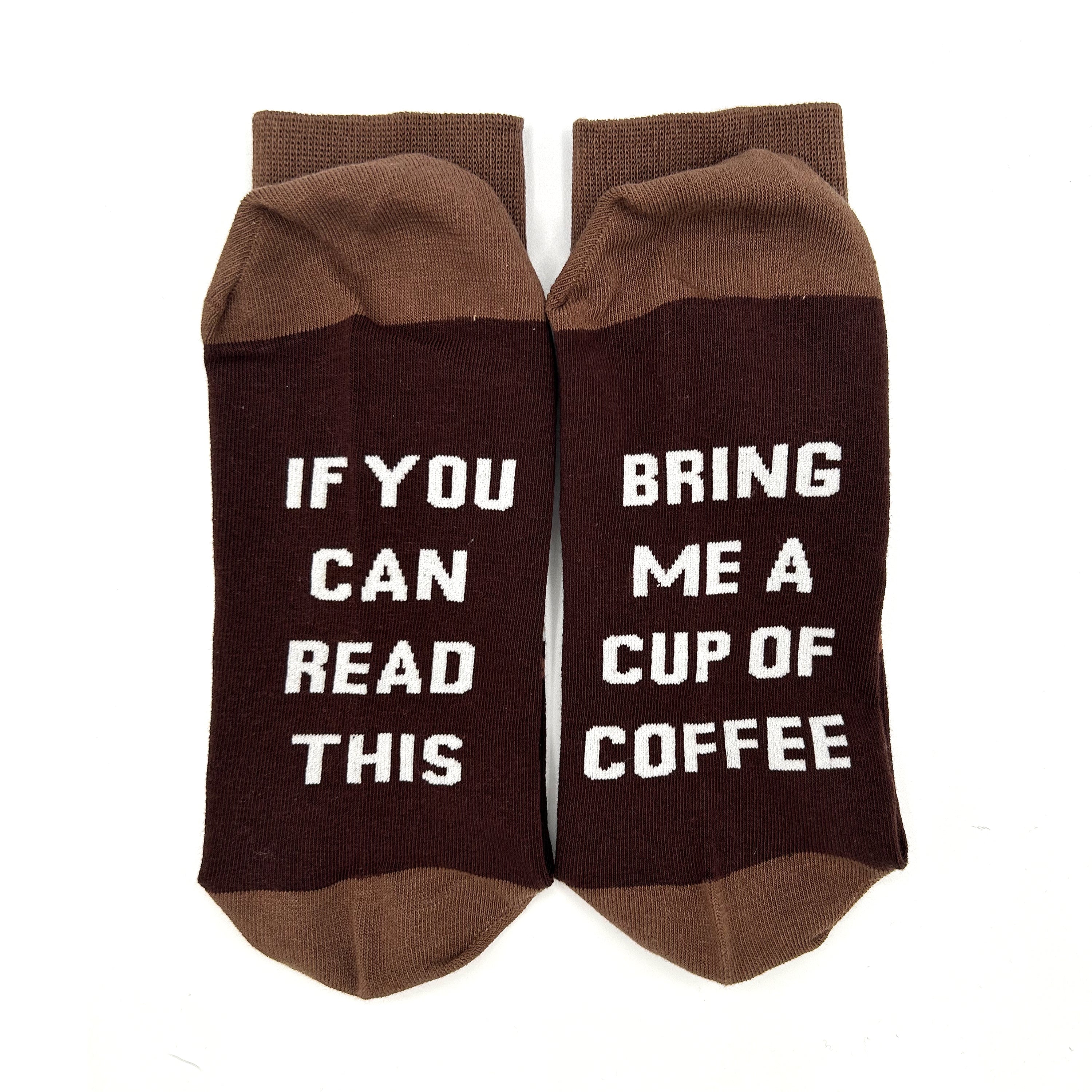 Bring Me A Cup Of Coffee Novelty Socks