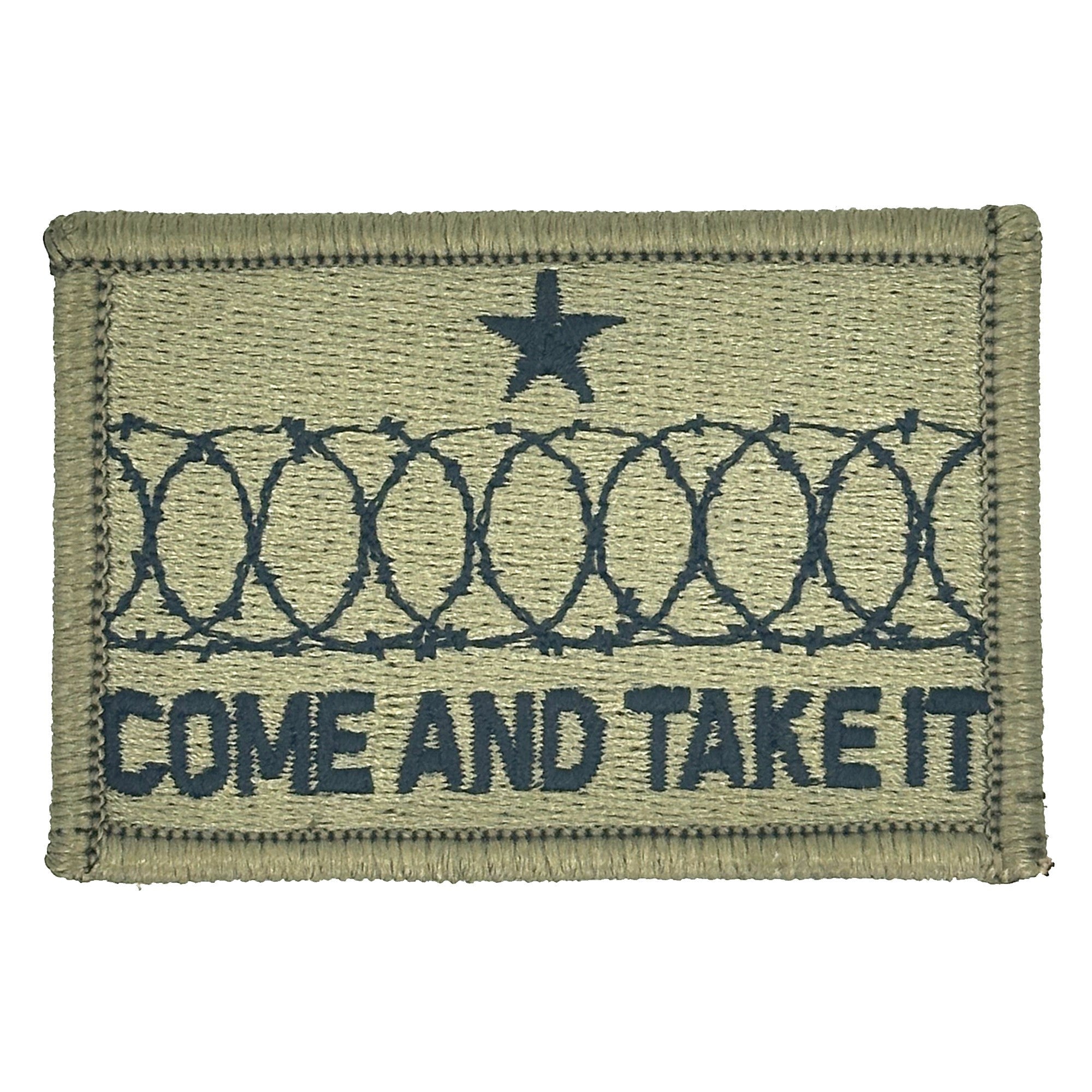 Come And Take It Texas Border Wall Barbed Wire - 2x3 Patch