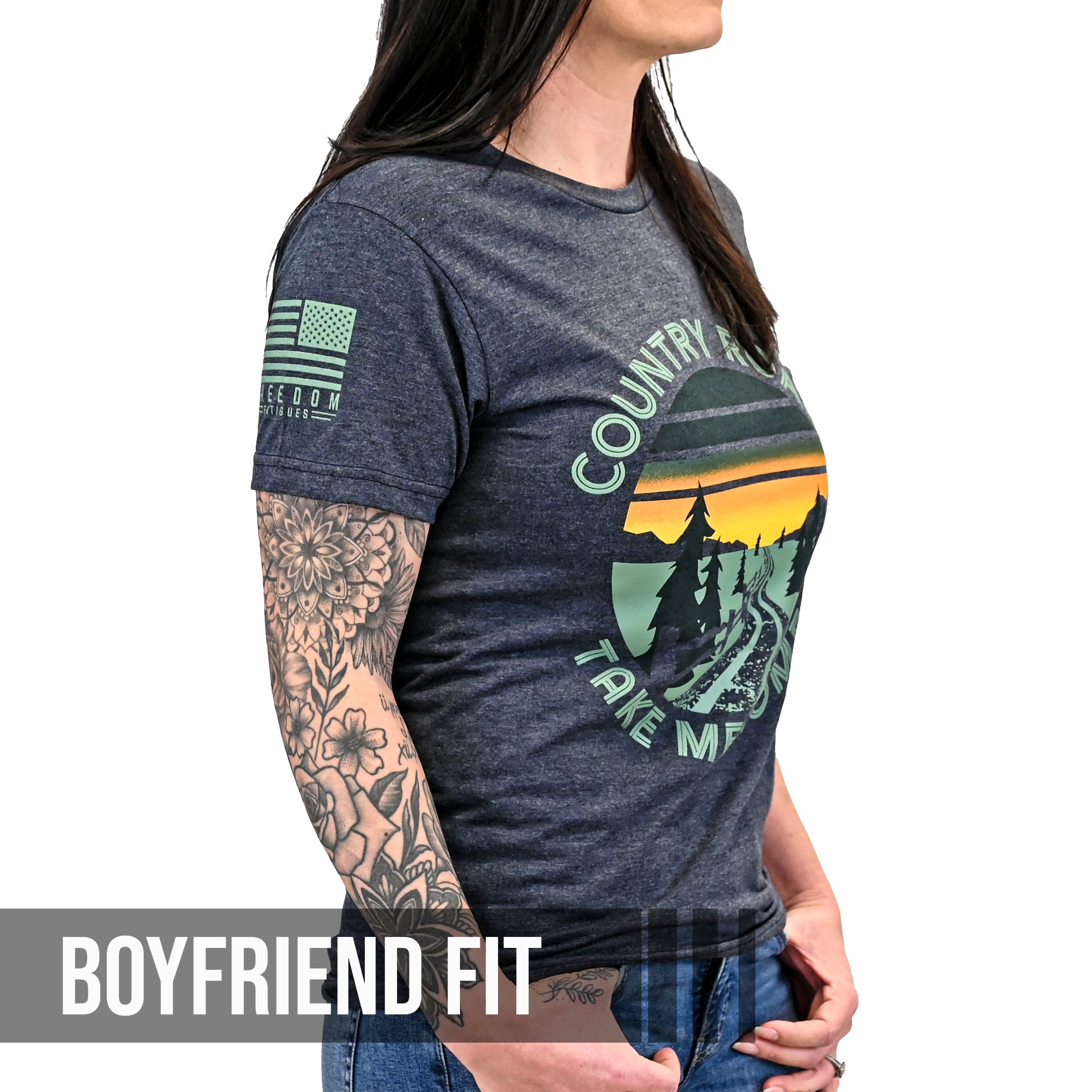 Women's Country Roads Boyfriend Fit T-Shirt