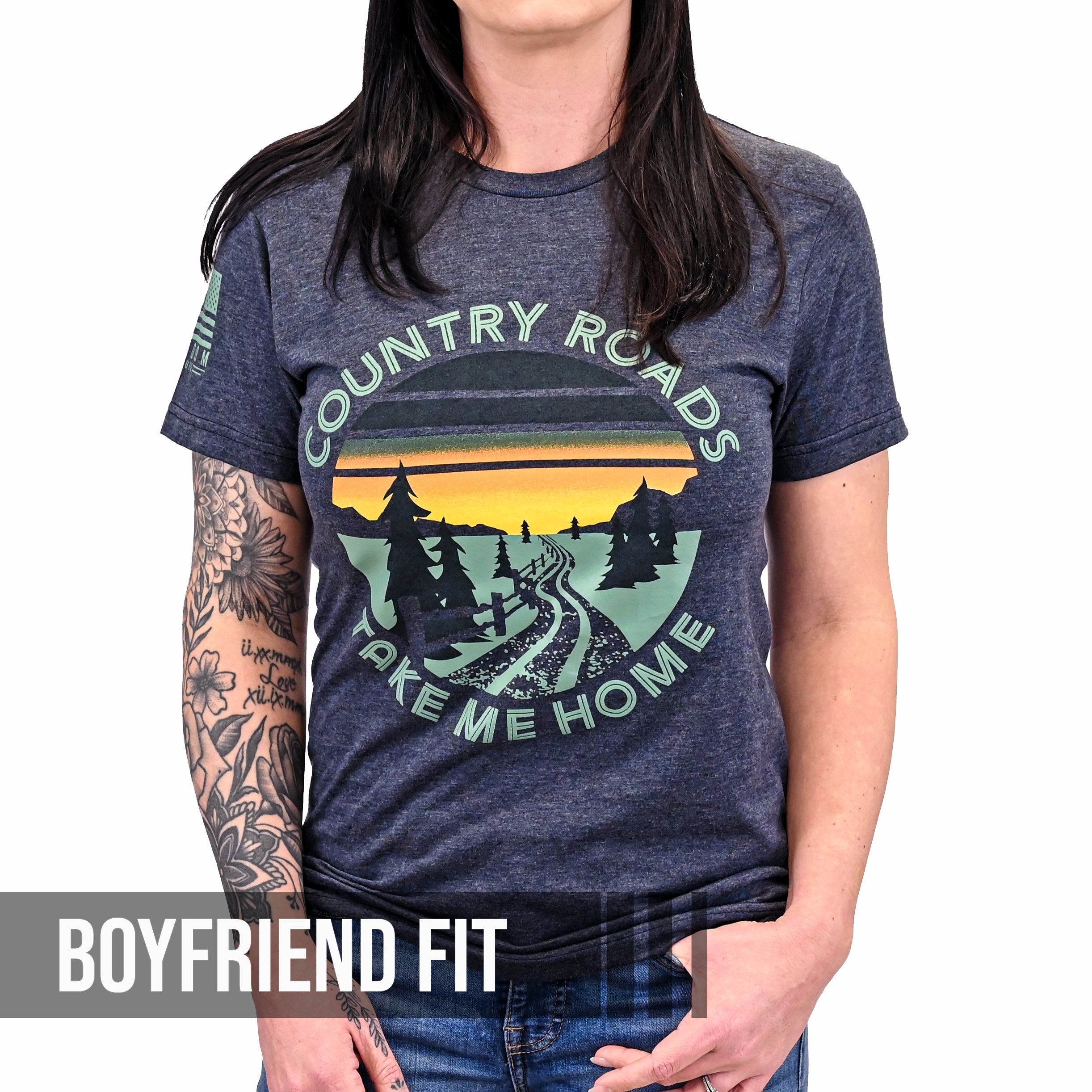 Women's Country Roads Boyfriend Fit T-Shirt