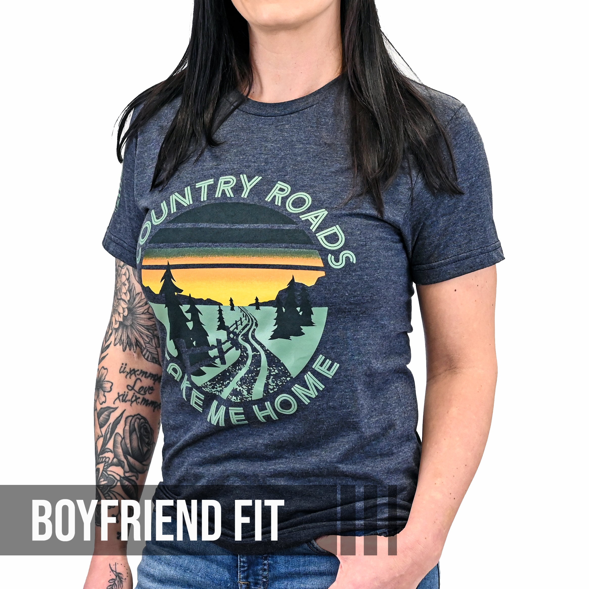 Women's Country Roads Boyfriend Fit T-Shirt