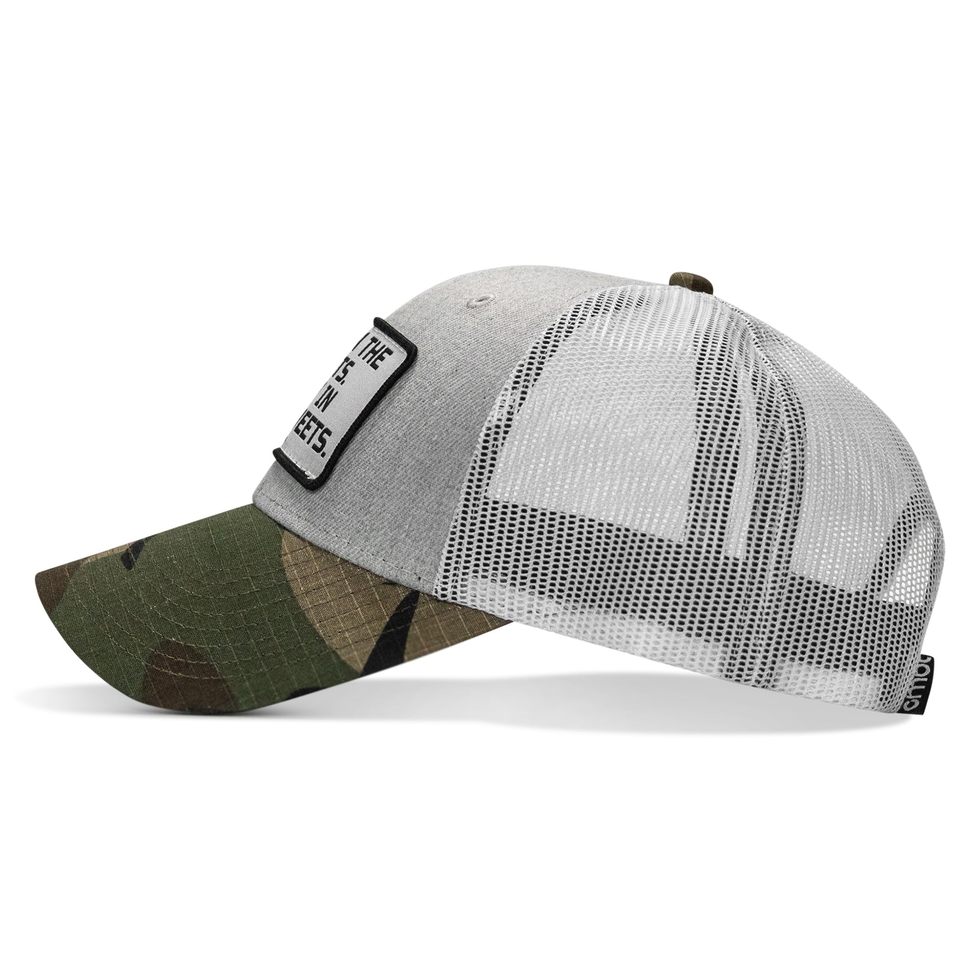 Dad In The Streets. Daddy In The Sheets. White Patch Snapback Hat