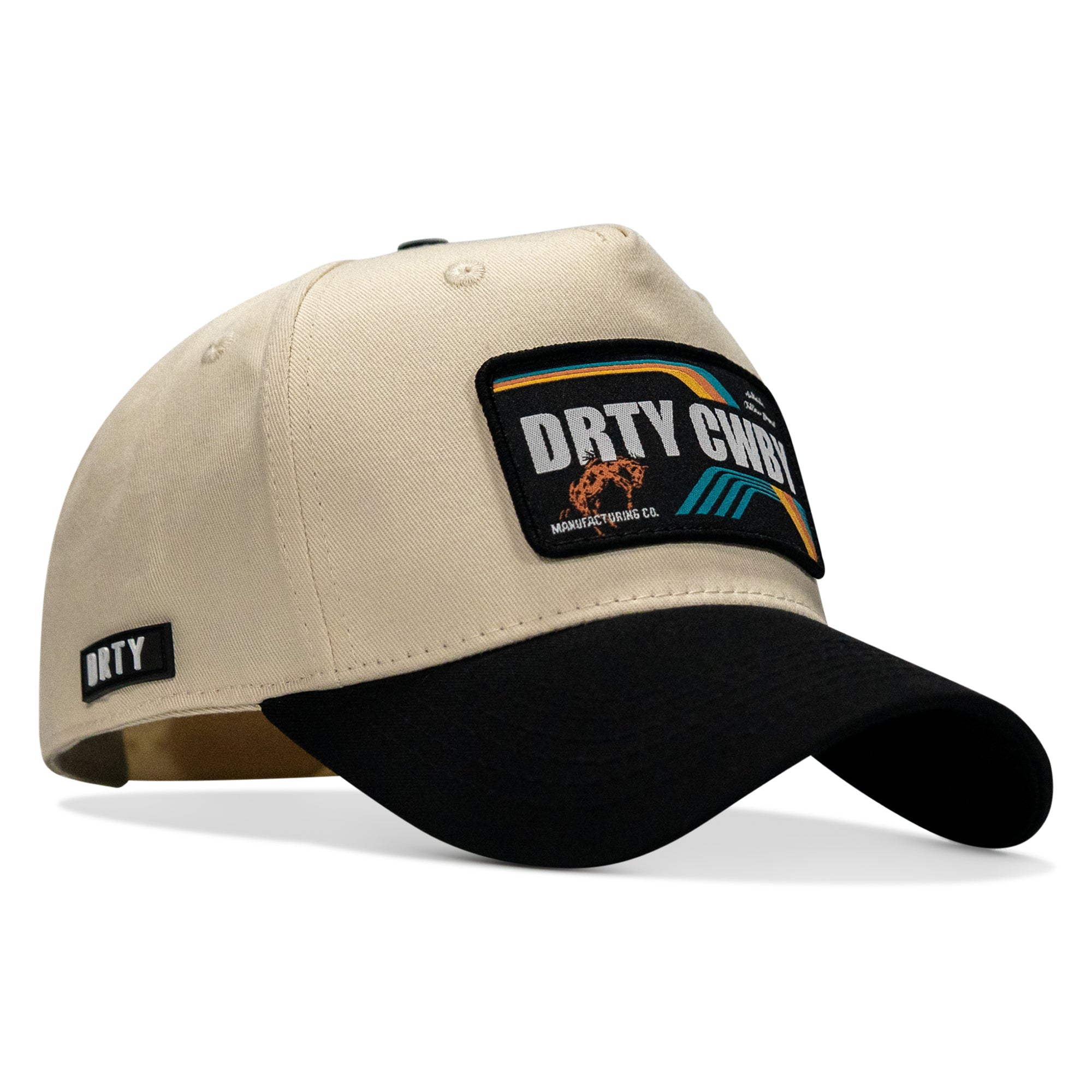 Drty Cwby Bronco Patch Classic 5 Pannel Snapback Hat