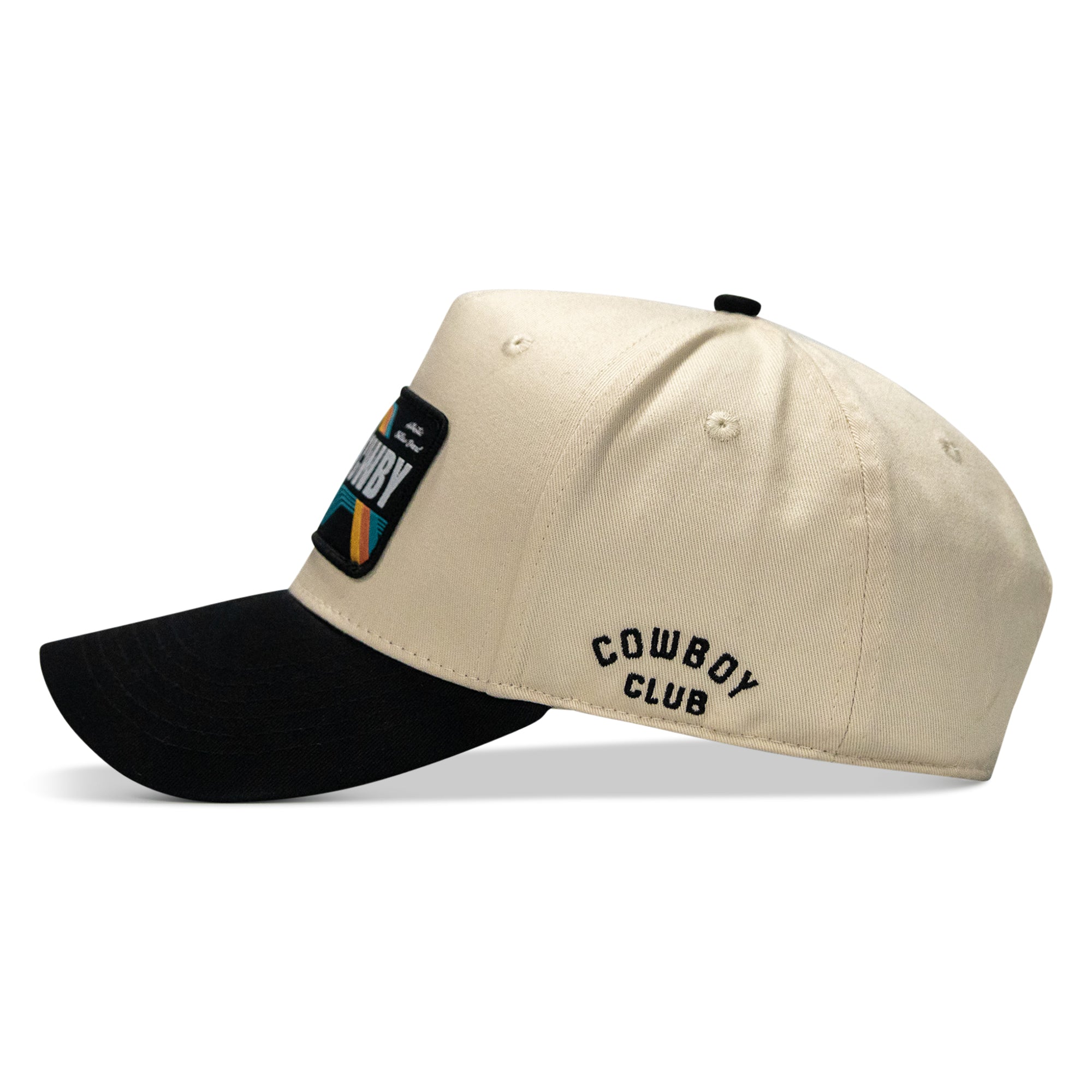 Drty Cwby Bronco Patch Classic 5 Pannel Snapback Hat