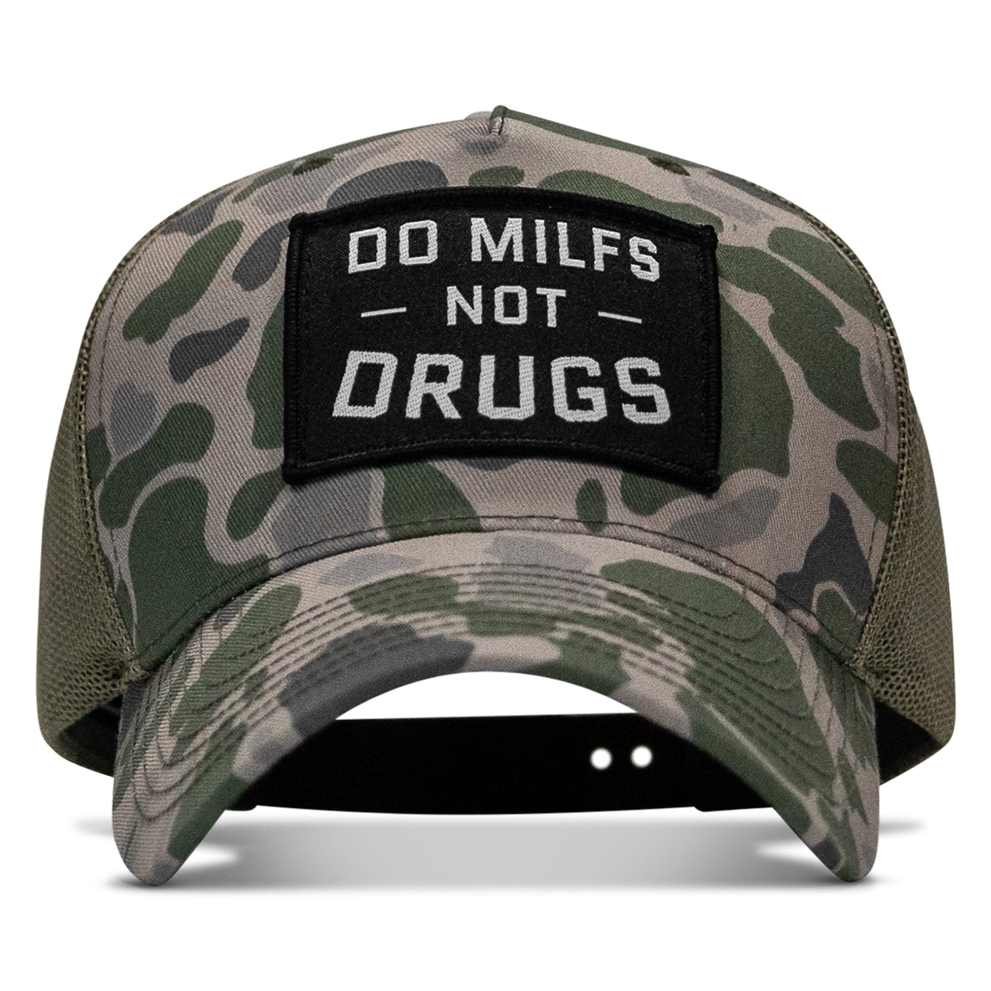 Do Milfs. Not Drugs. Patch Snapback HAT