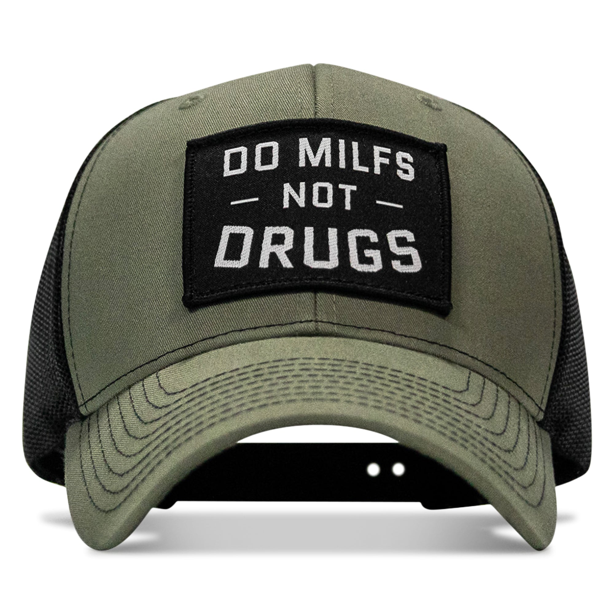 Do Milfs. Not Drugs. Patch Snapback HAT