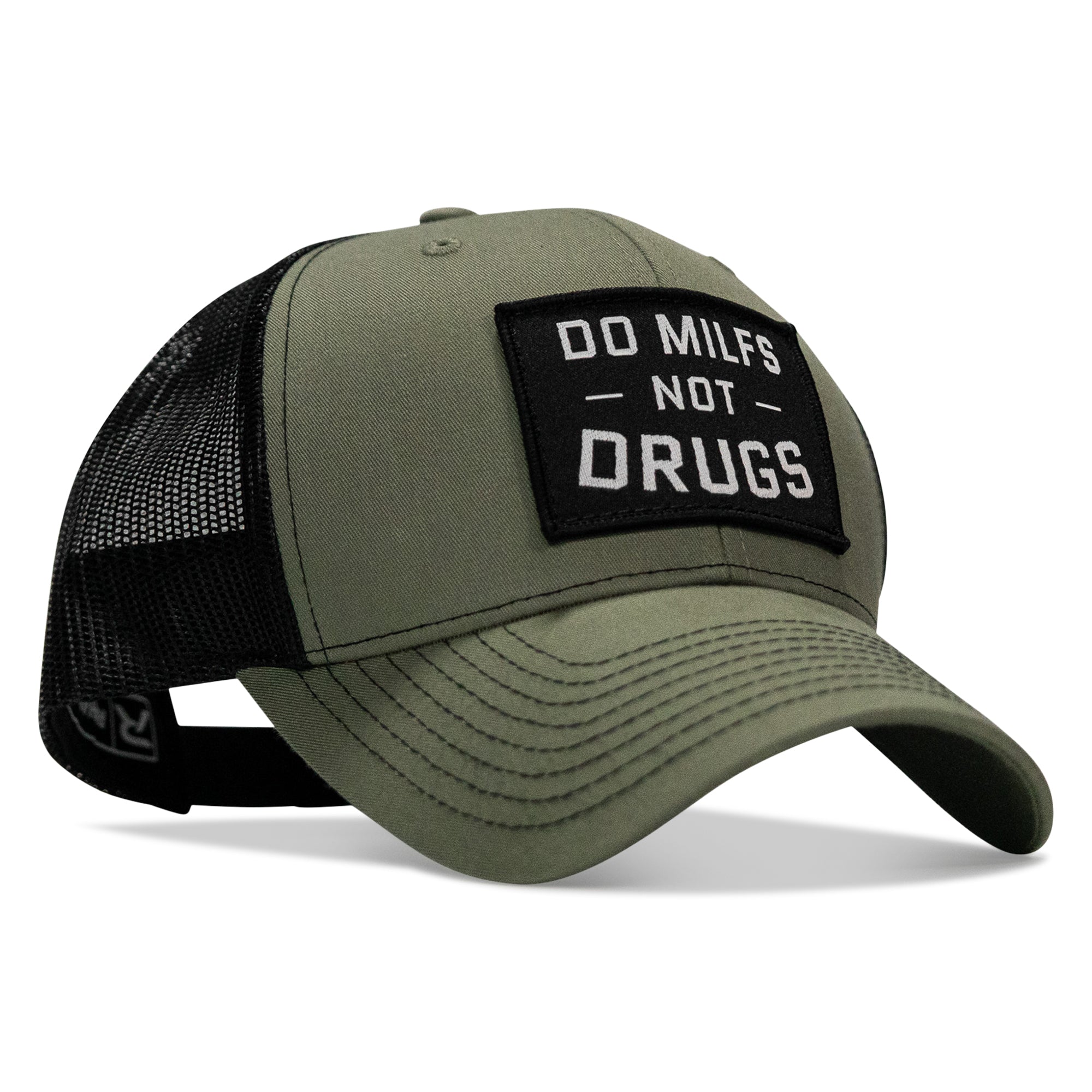 Do Milfs. Not Drugs. Patch Snapback HAT