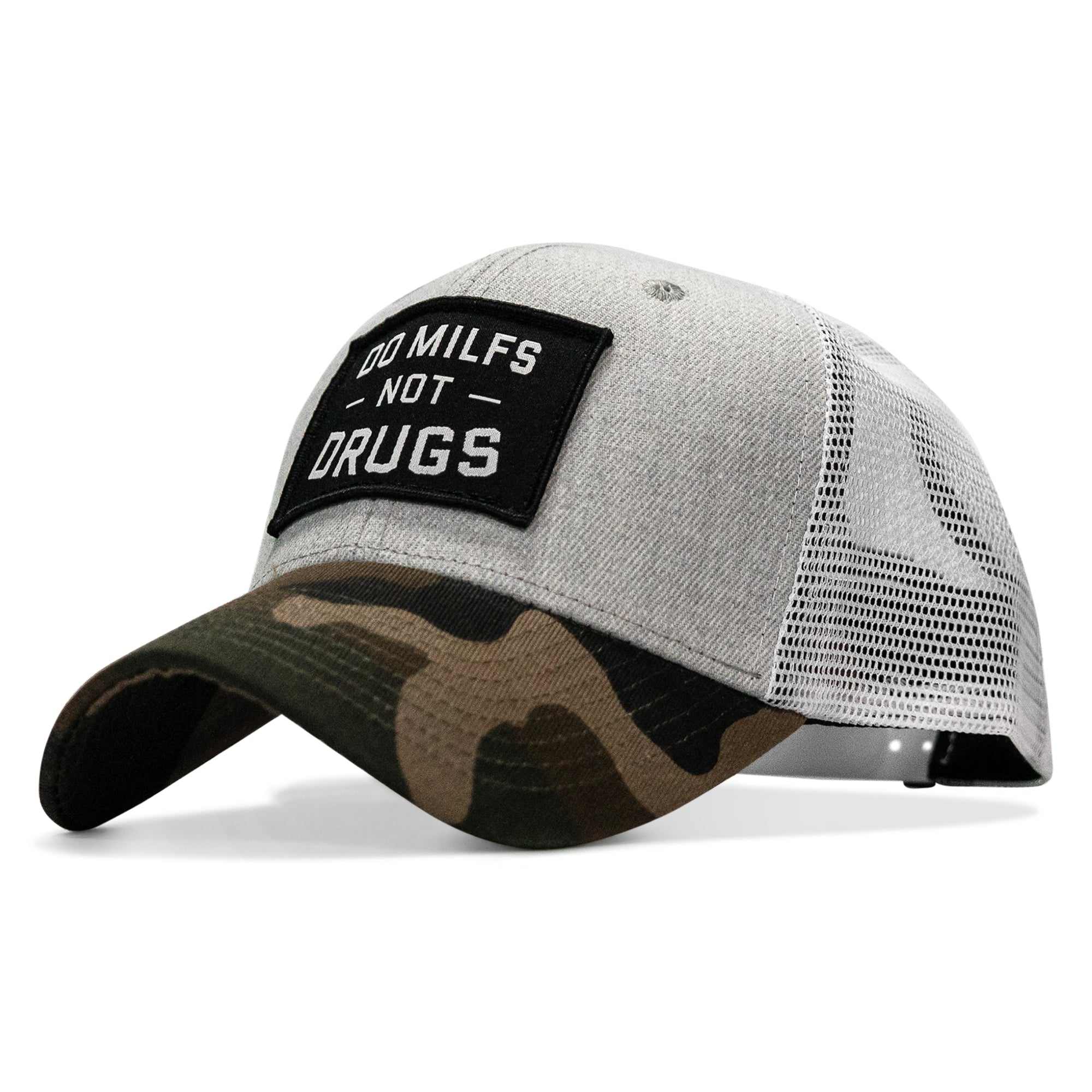 Do Milfs. Not Drugs. Patch Snapback HAT