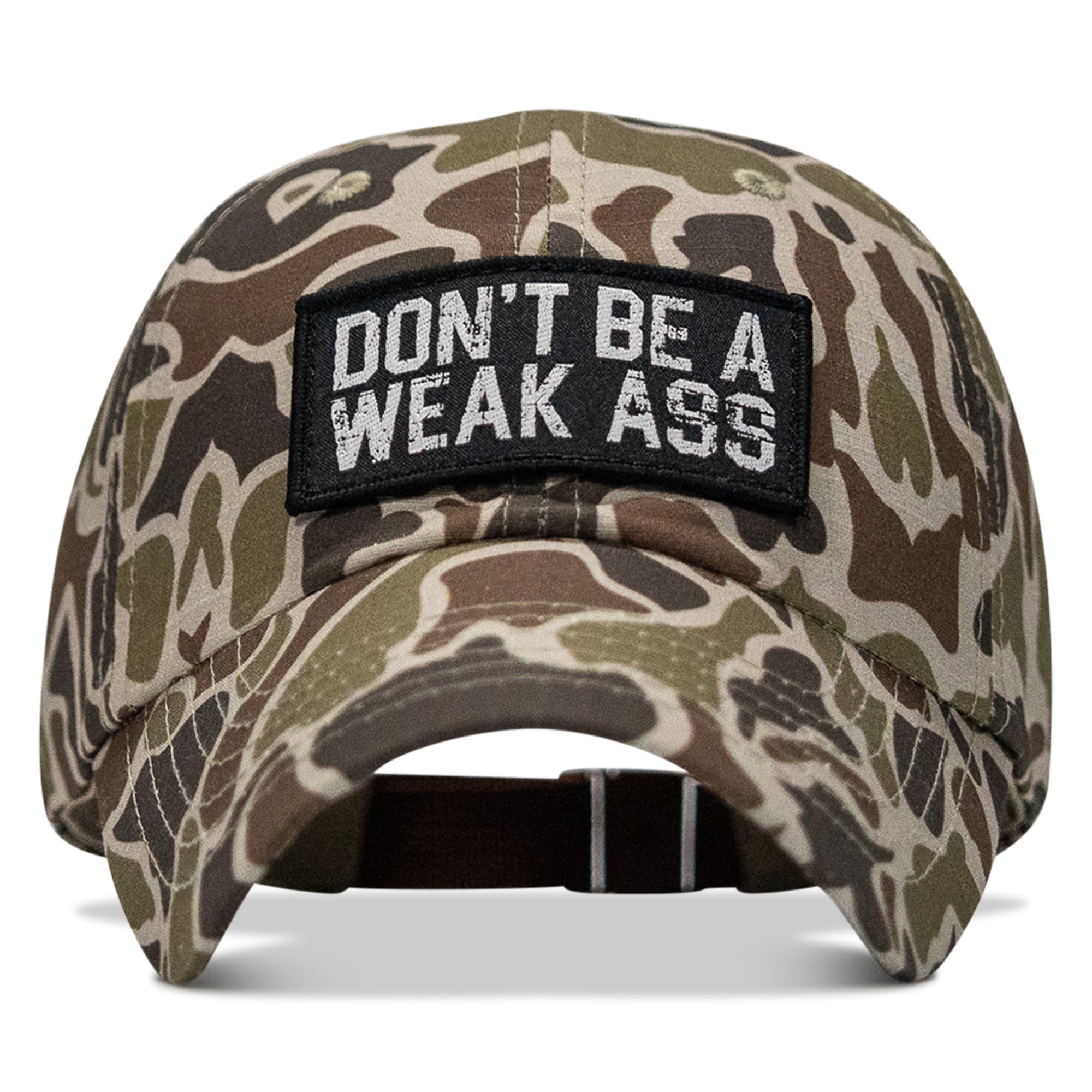Don't Be A Weak Ass Patch Low Profile RipStop Hat