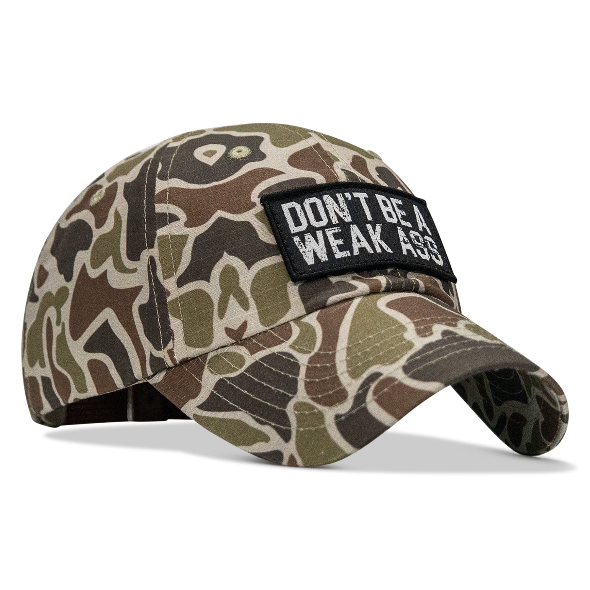 Don't Be A Weak Ass Patch Low Profile RipStop Hat