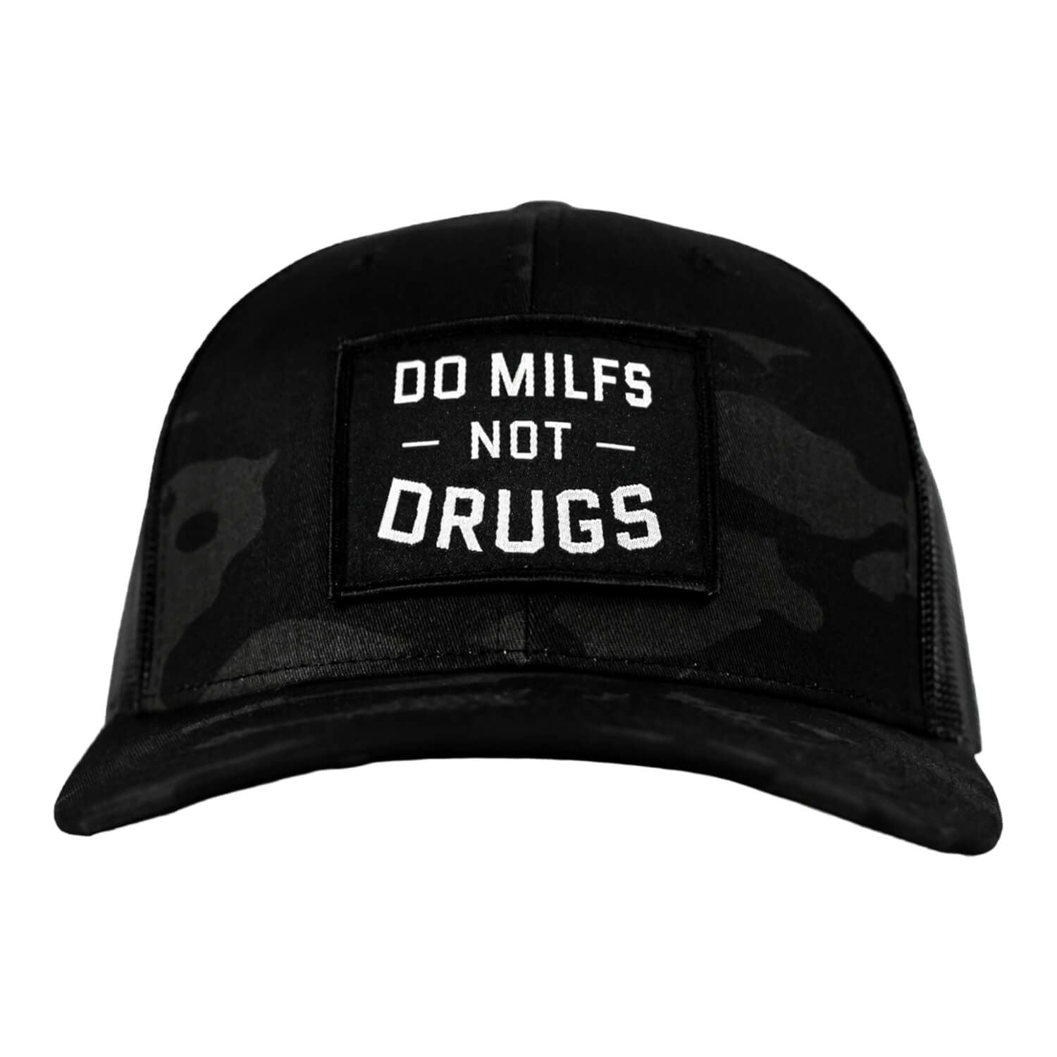 DO MILFS. NOT DRUGS. Patch Snapback HAT