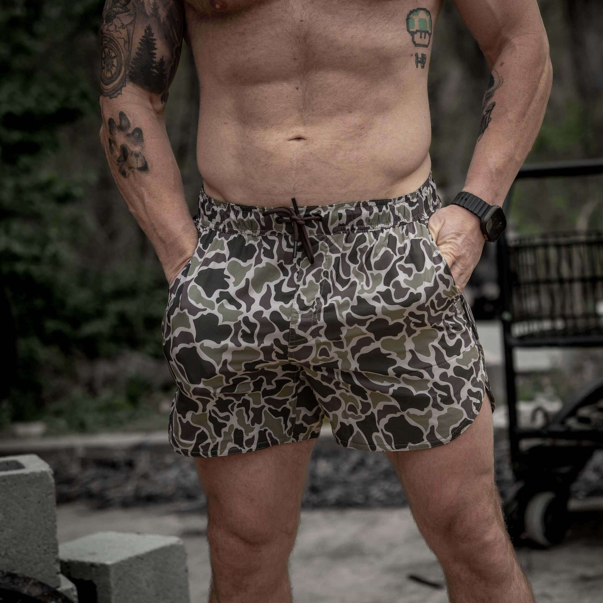 Recon Pro Trainingsshorts für Herren | 14 cm