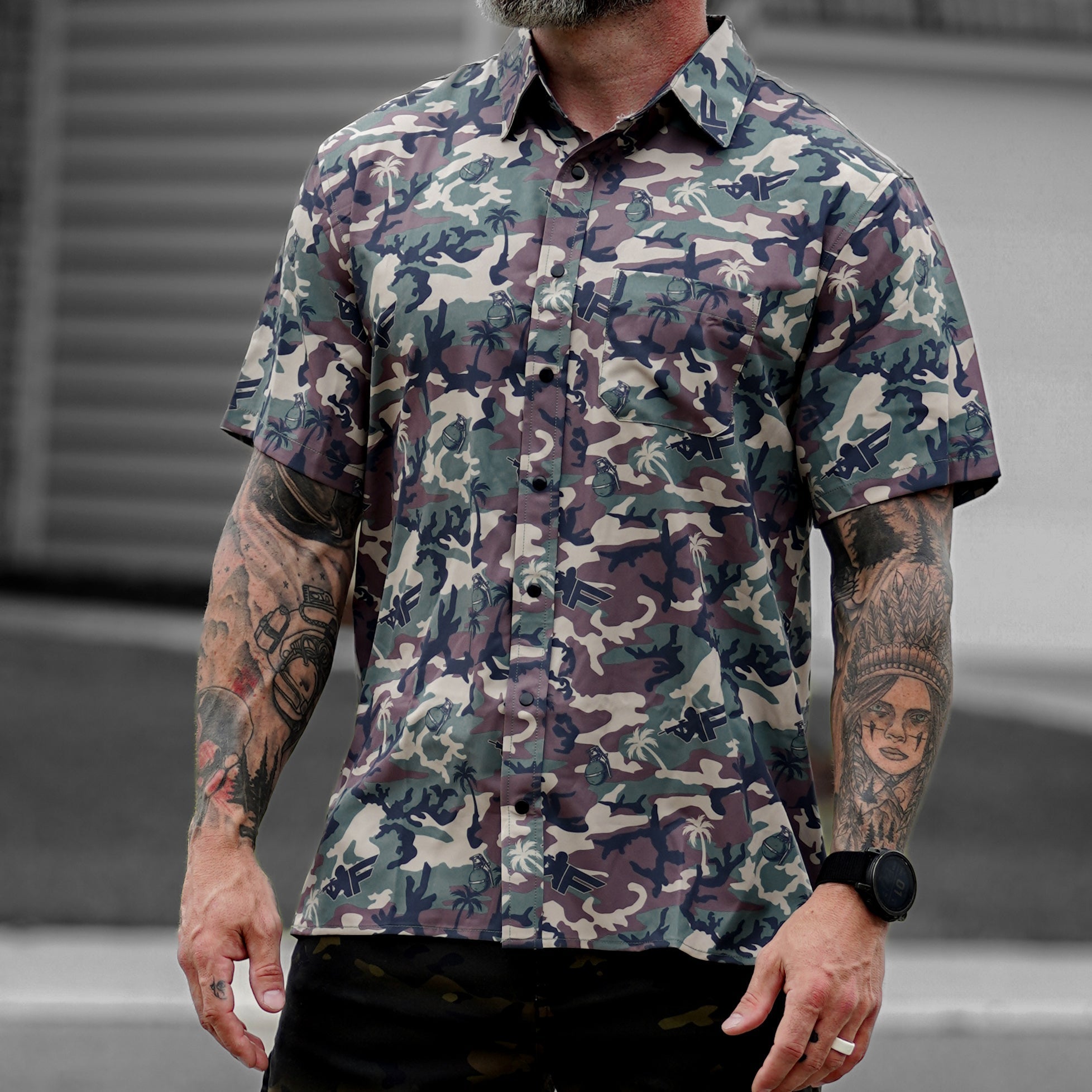 Camisa abotonada Funker M81