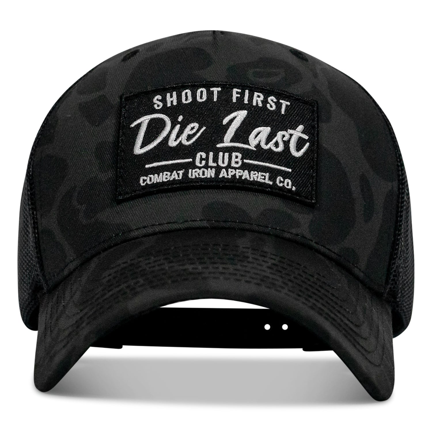 Shoot First. Die Last. Club Patch Snapback