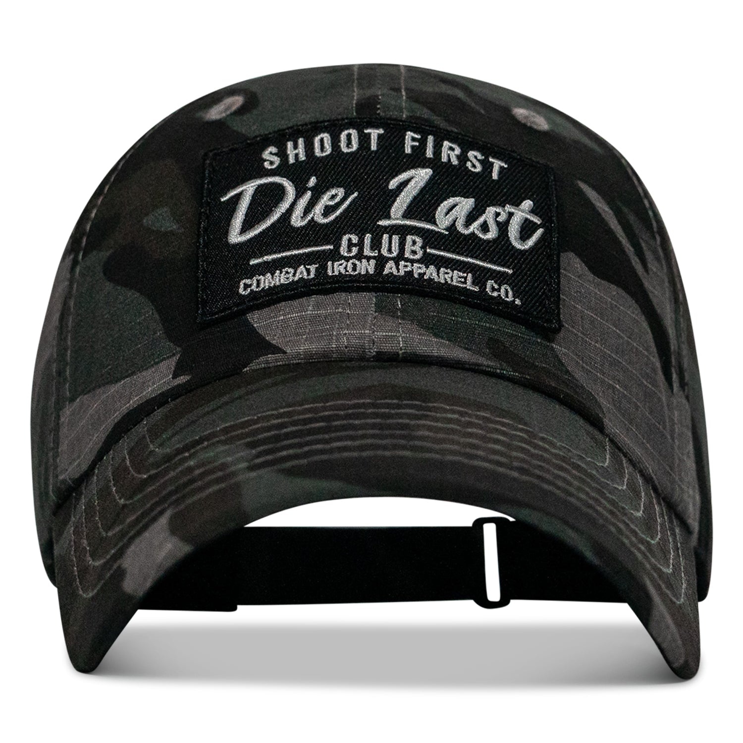 Shoot First. Die Last. Club Patch Low Profile Ripstop Flex Hat