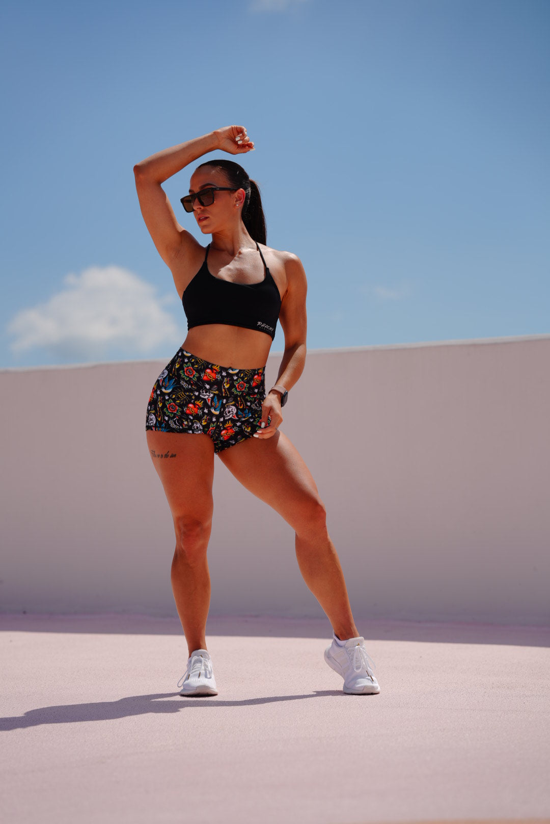 Tatted and Torn Shorts - Unicorn Collection
