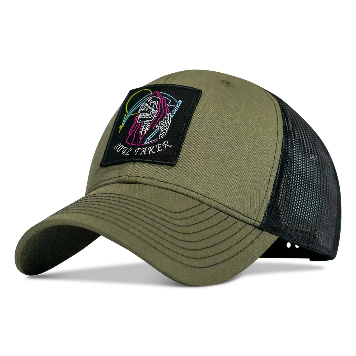 Soul Taker Reaper Patch Snapback Cap