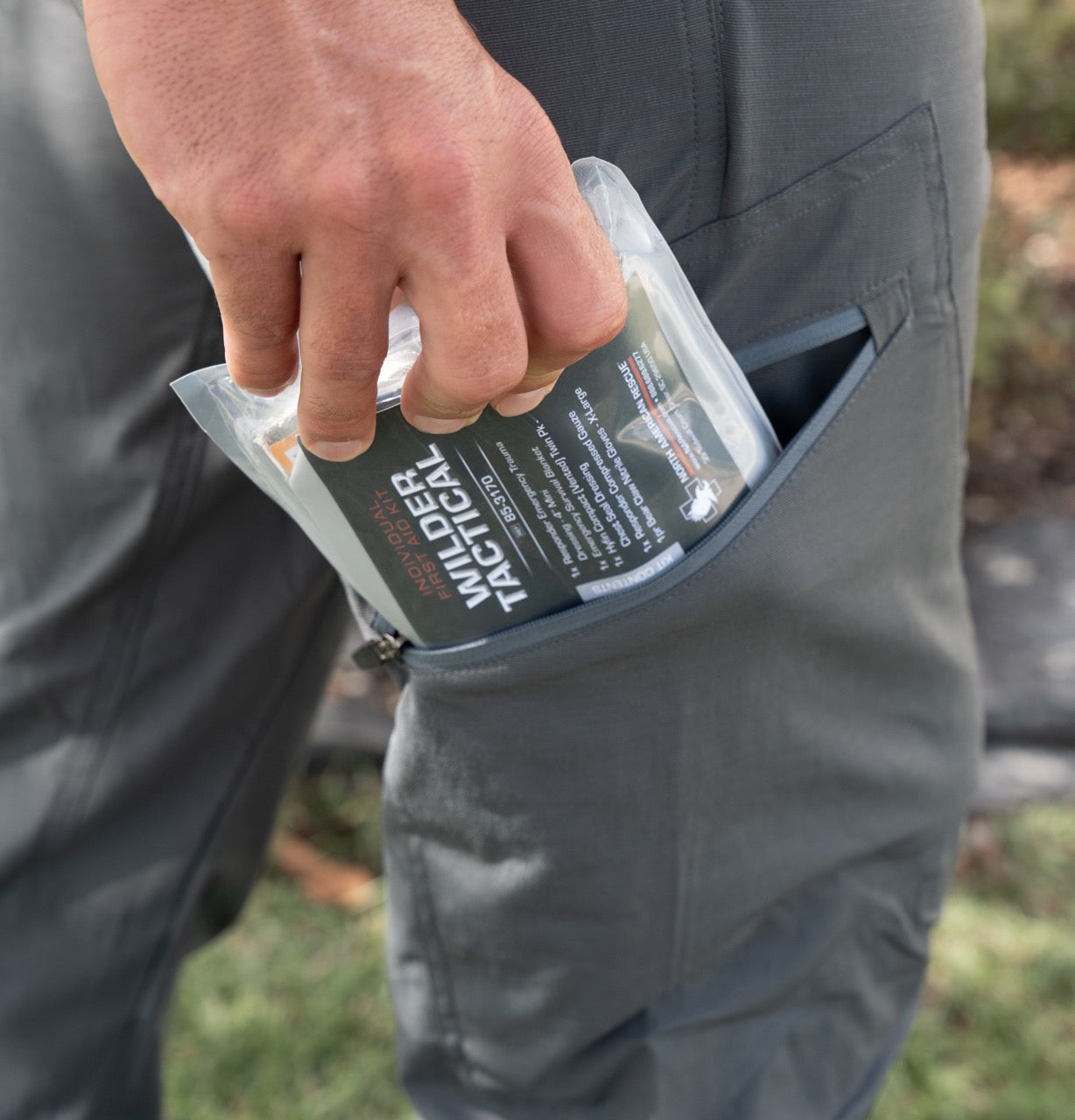 Pantalones de trail - Gris acero