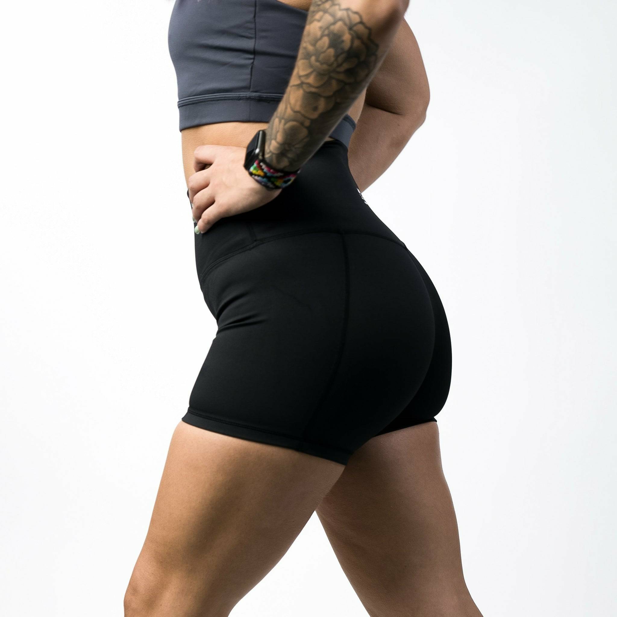 HIGH WAISTED LADIES V1 COMPRESSION SHORTS - SEXY YET SAVAGE COLLECTION