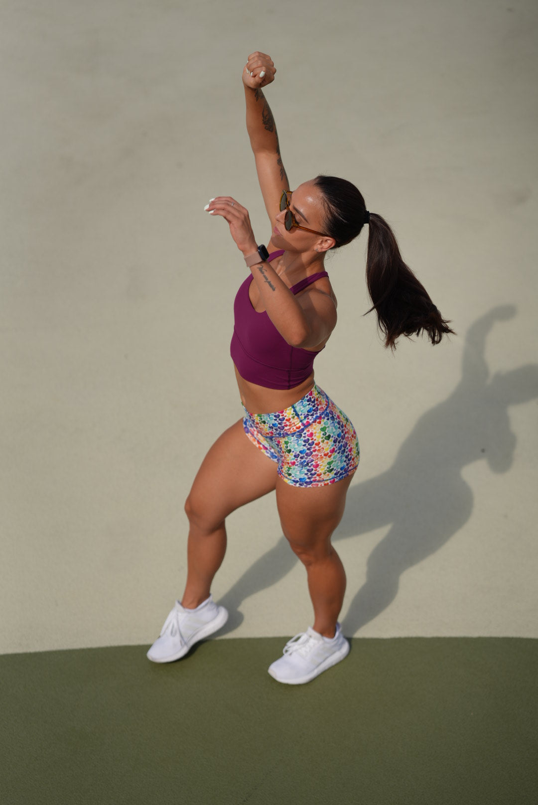 Peachy Pride Shorts - Unicorn Collection