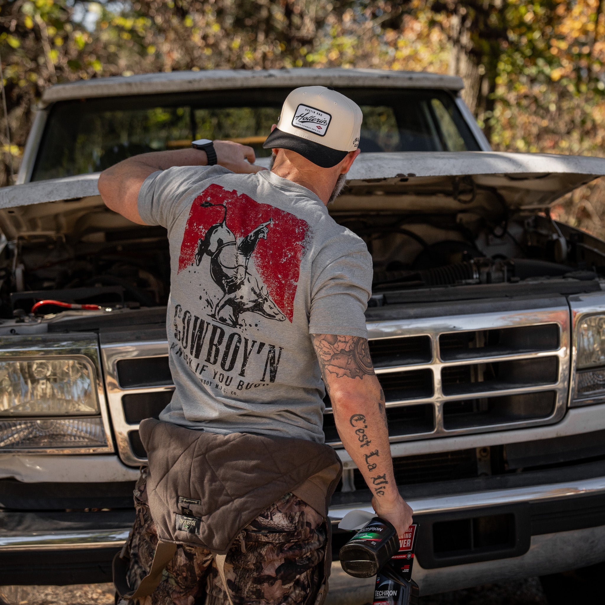 Hootin' & Hollerin' Patch Classic 5 Panel Snapback Hat
