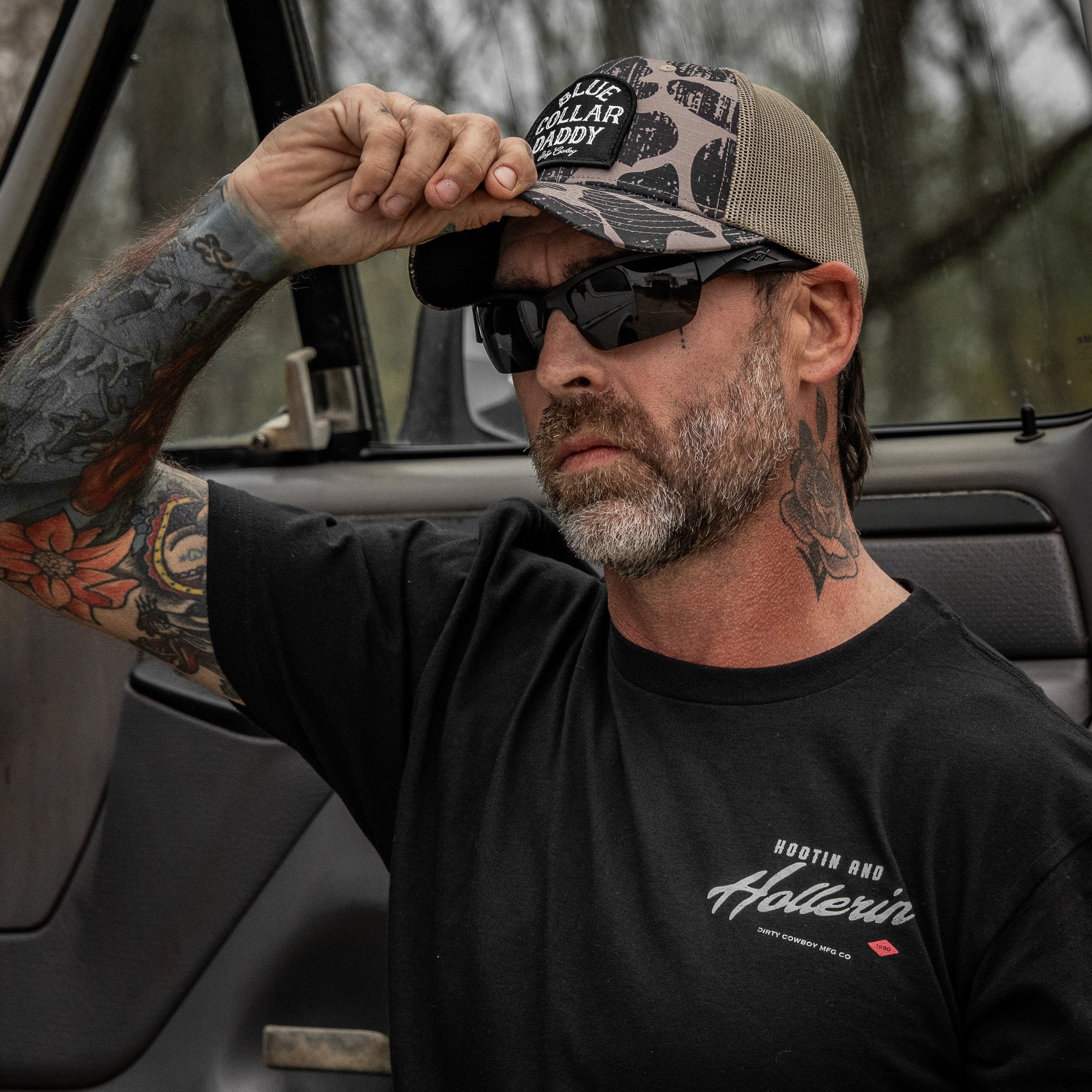 Blue Collar Daddy Patch Original Ripstop Classic Snapback Hat