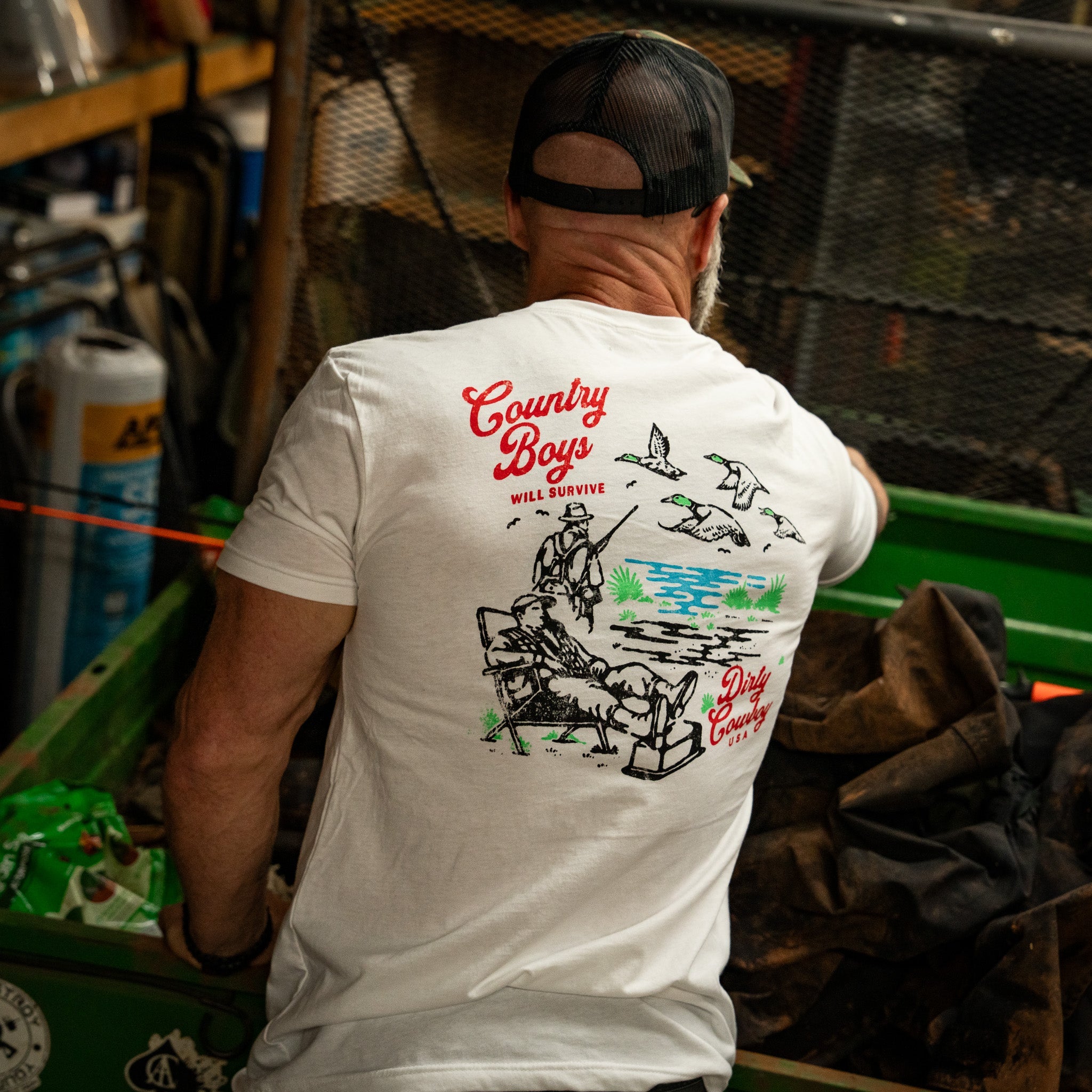 Country Boy's Will Survive Men's T-Shirt