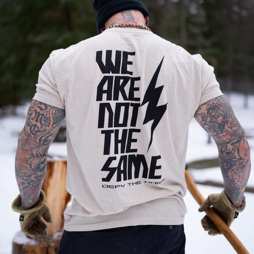 BUILT DIFFERENT TEE - WE ARE NOT THE SAME