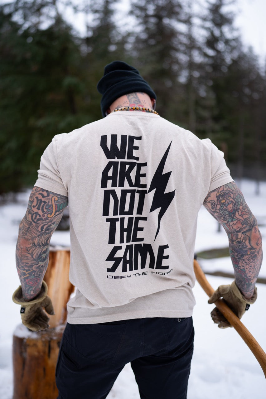 BUILT DIFFERENT TEE - WE ARE NOT THE SAME