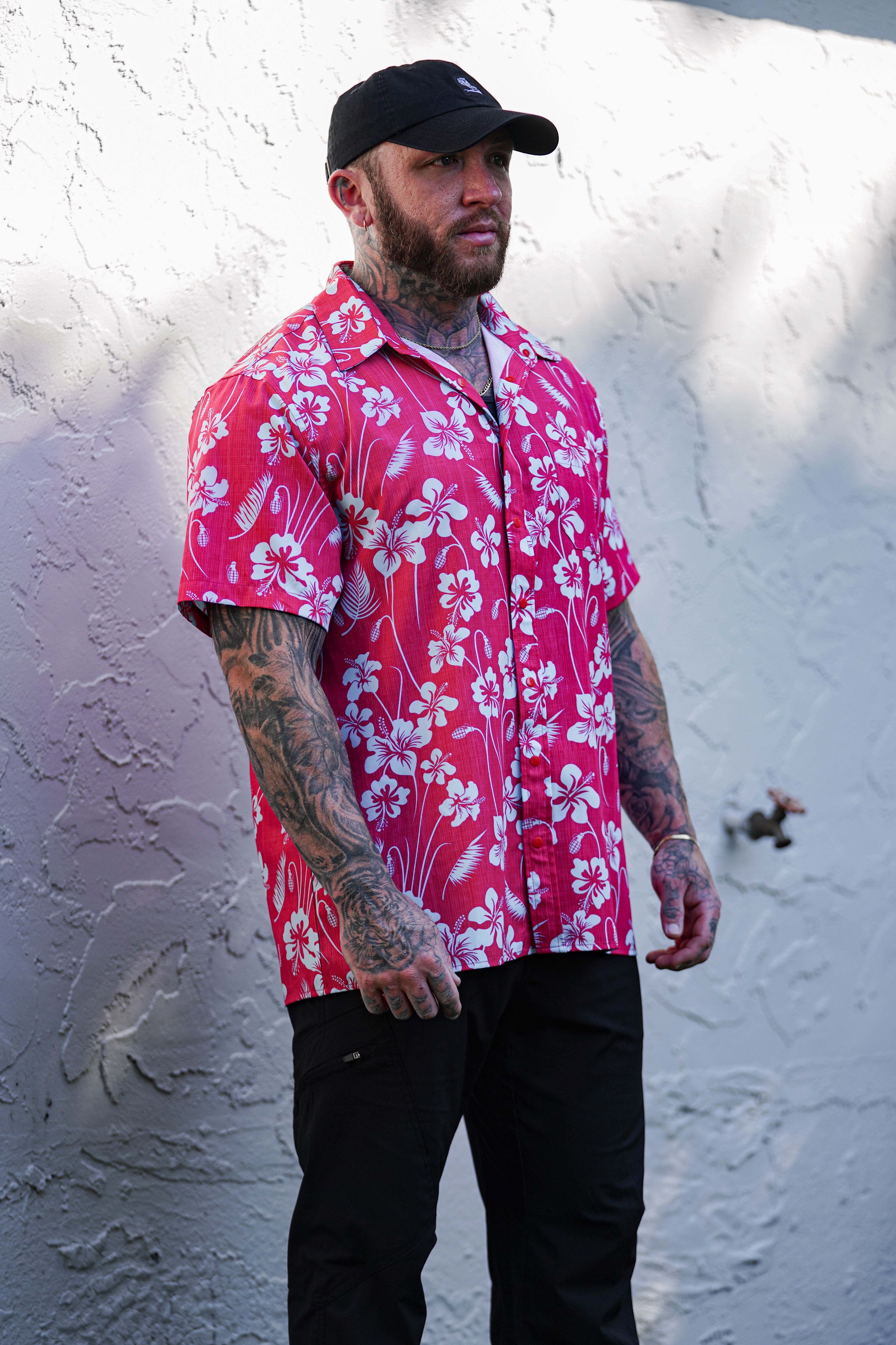 Camisa con botones y estampado floral MK2 